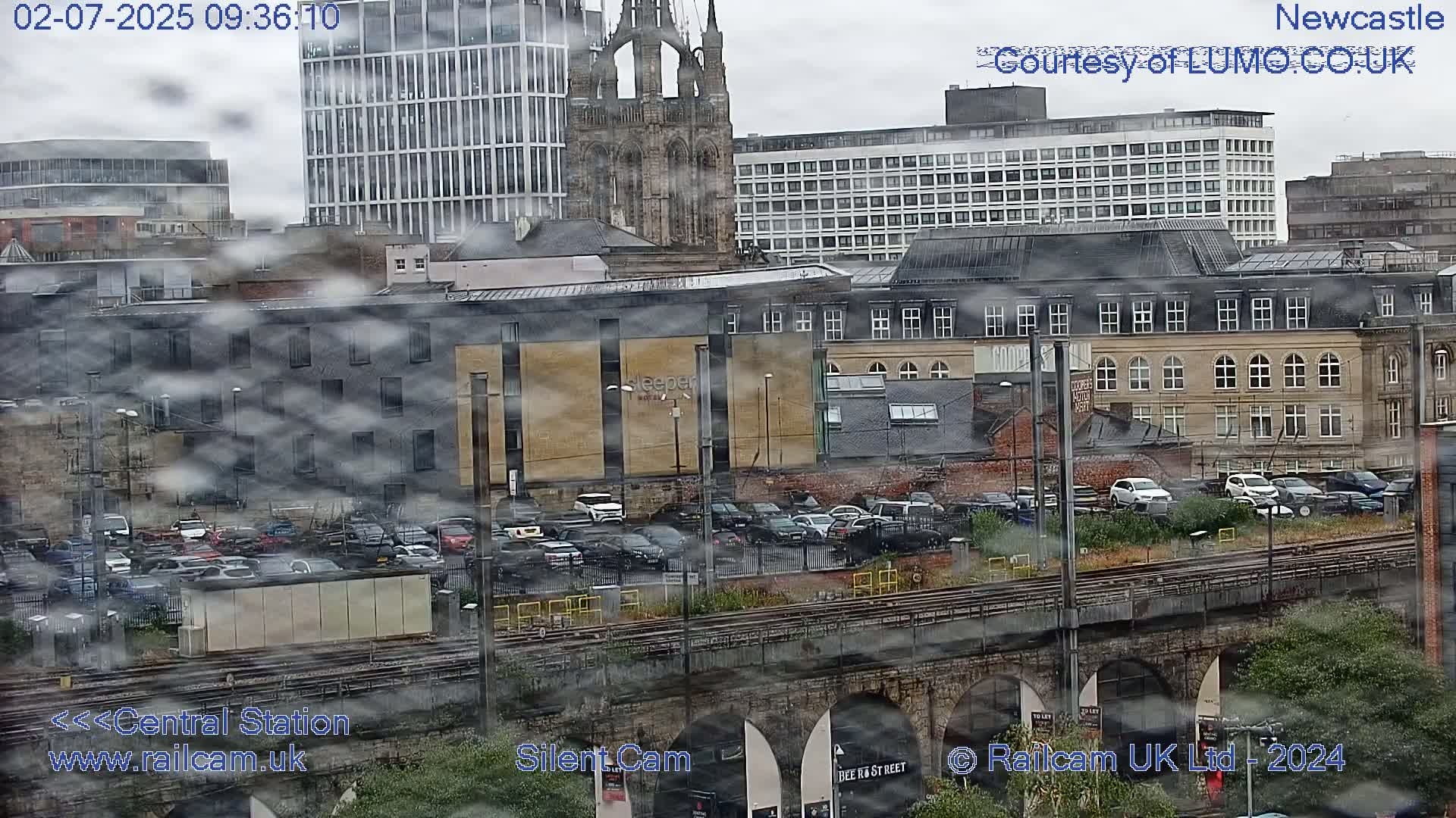 Newcastle upon Tyne Central Station Northeast Approach & Center Live Cam - Tyne and Wear, North East, England, United Kingdom