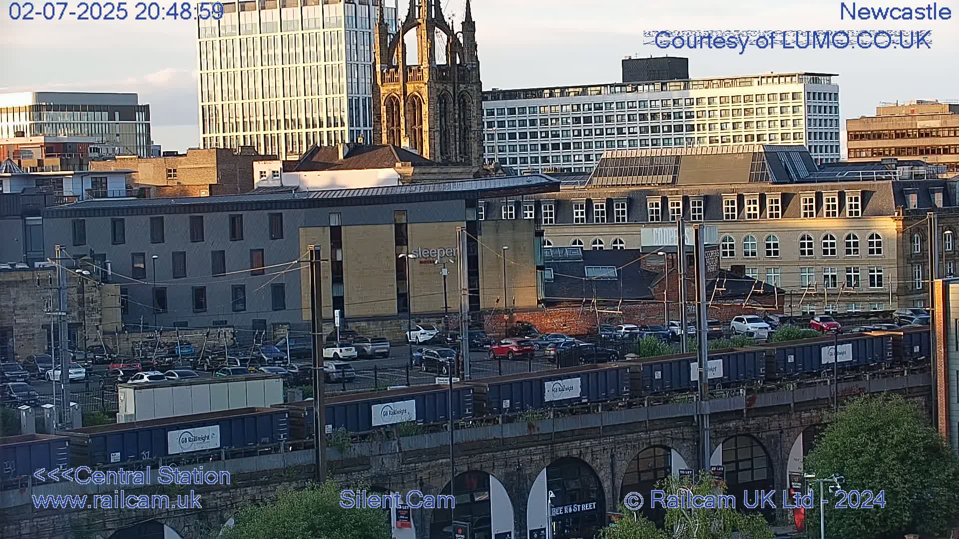 Newcastle upon Tyne Central Station Northeast Approach & Center Live Cam - Tyne and Wear, North East, England, United Kingdom