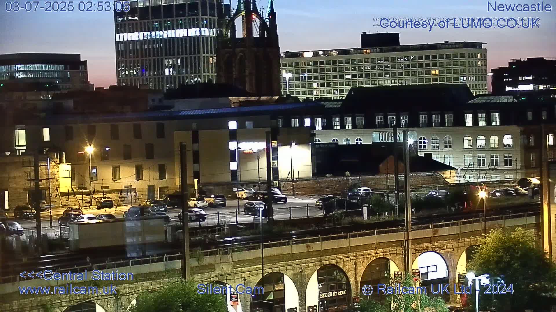 Newcastle upon Tyne Central Station Northeast Approach & Center Live Cam - Tyne and Wear, North East, England, United Kingdom