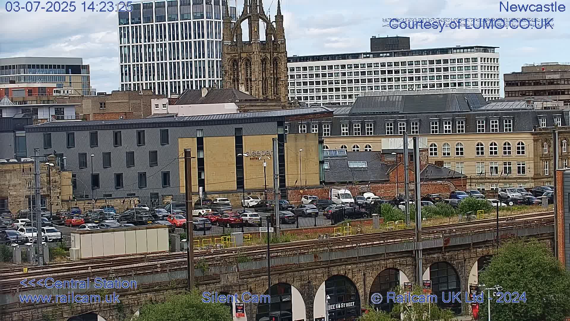 Newcastle upon Tyne Central Station Northeast Approach & Center Live Cam - Tyne and Wear, North East, England, United Kingdom