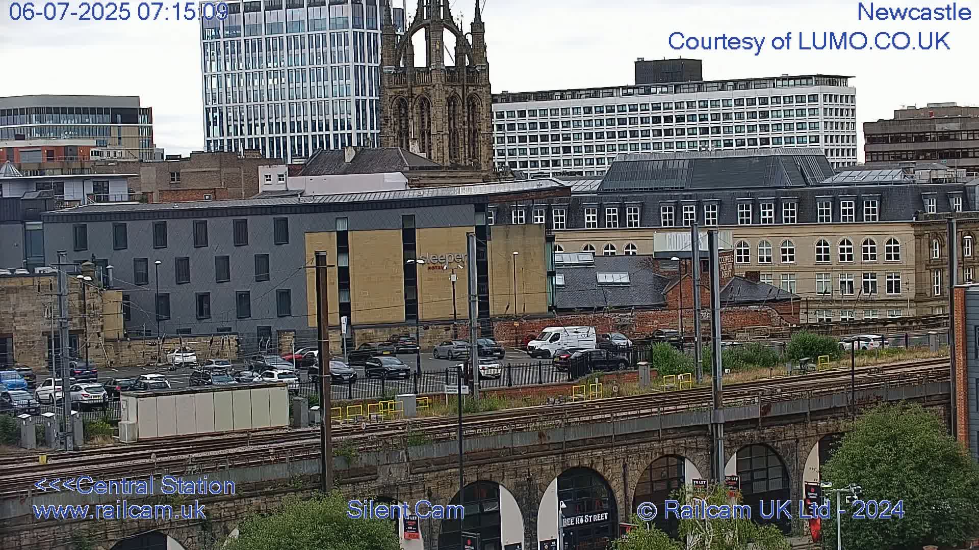 Newcastle upon Tyne Central Station Northeast Approach & Center Live Cam - Tyne and Wear, North East, England, United Kingdom