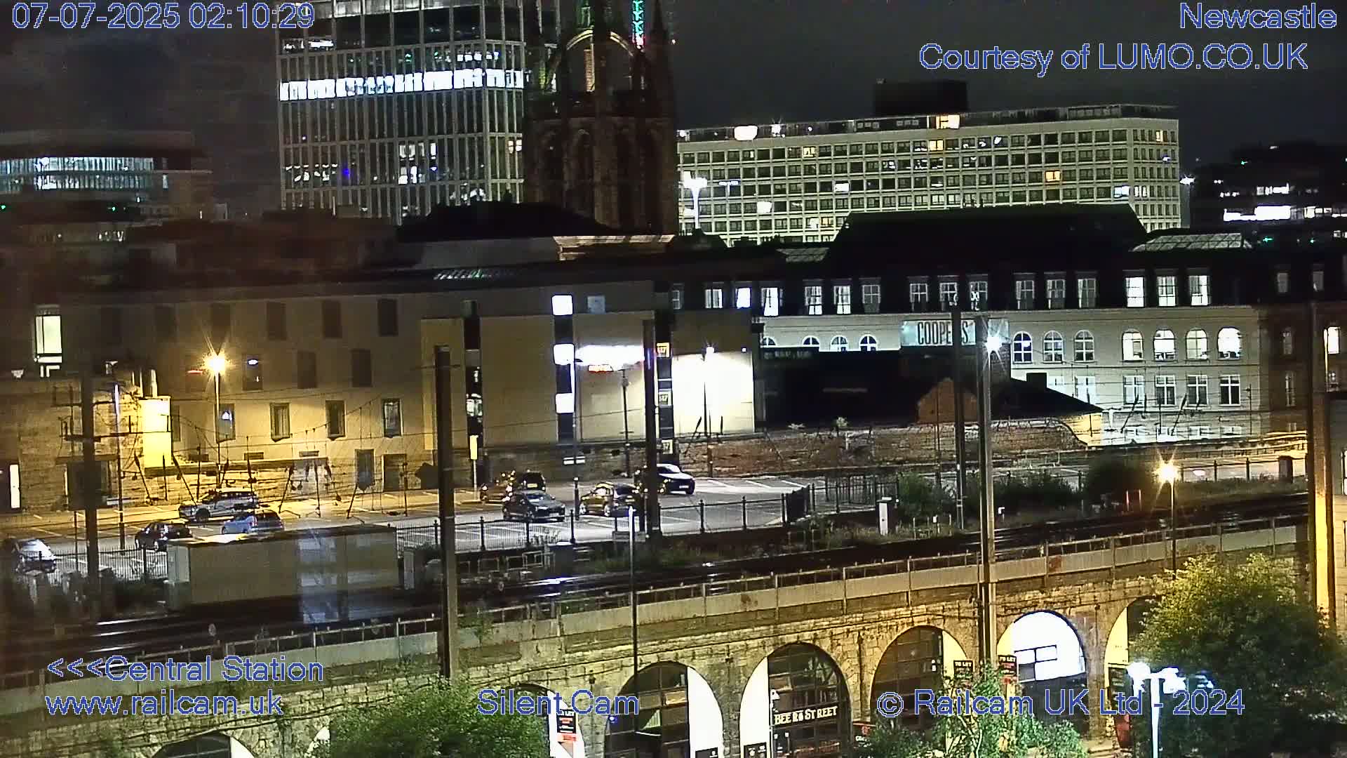Newcastle upon Tyne Central Station Northeast Approach & Center Live Cam - Tyne and Wear, North East, England, United Kingdom