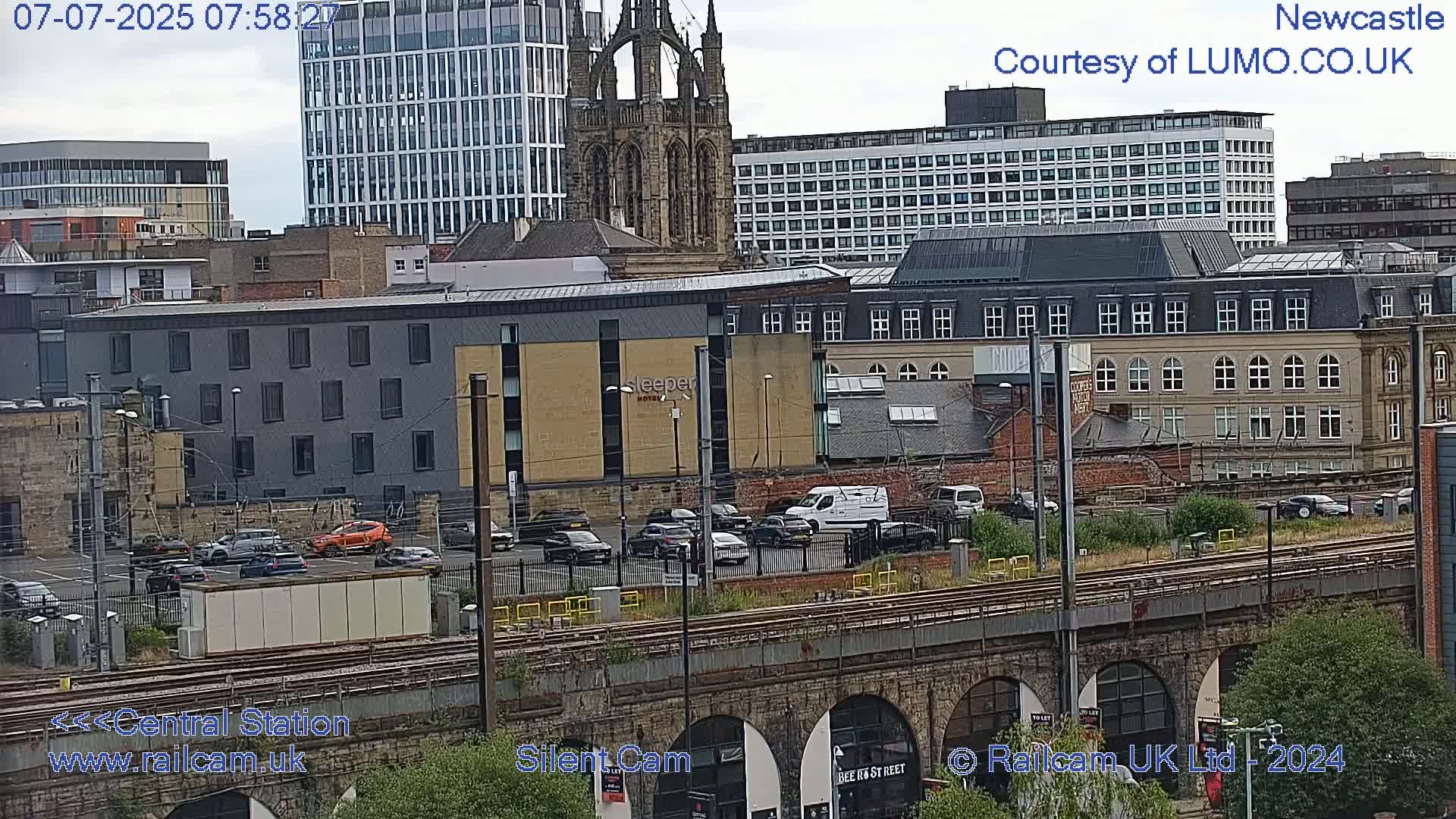 Newcastle upon Tyne Central Station Northeast Approach & Center Live Cam - Tyne and Wear, North East, England, United Kingdom