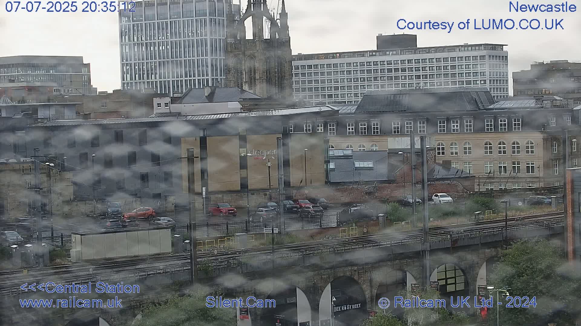 Newcastle upon Tyne Central Station Northeast Approach & Center Live Cam - Tyne and Wear, North East, England, United Kingdom