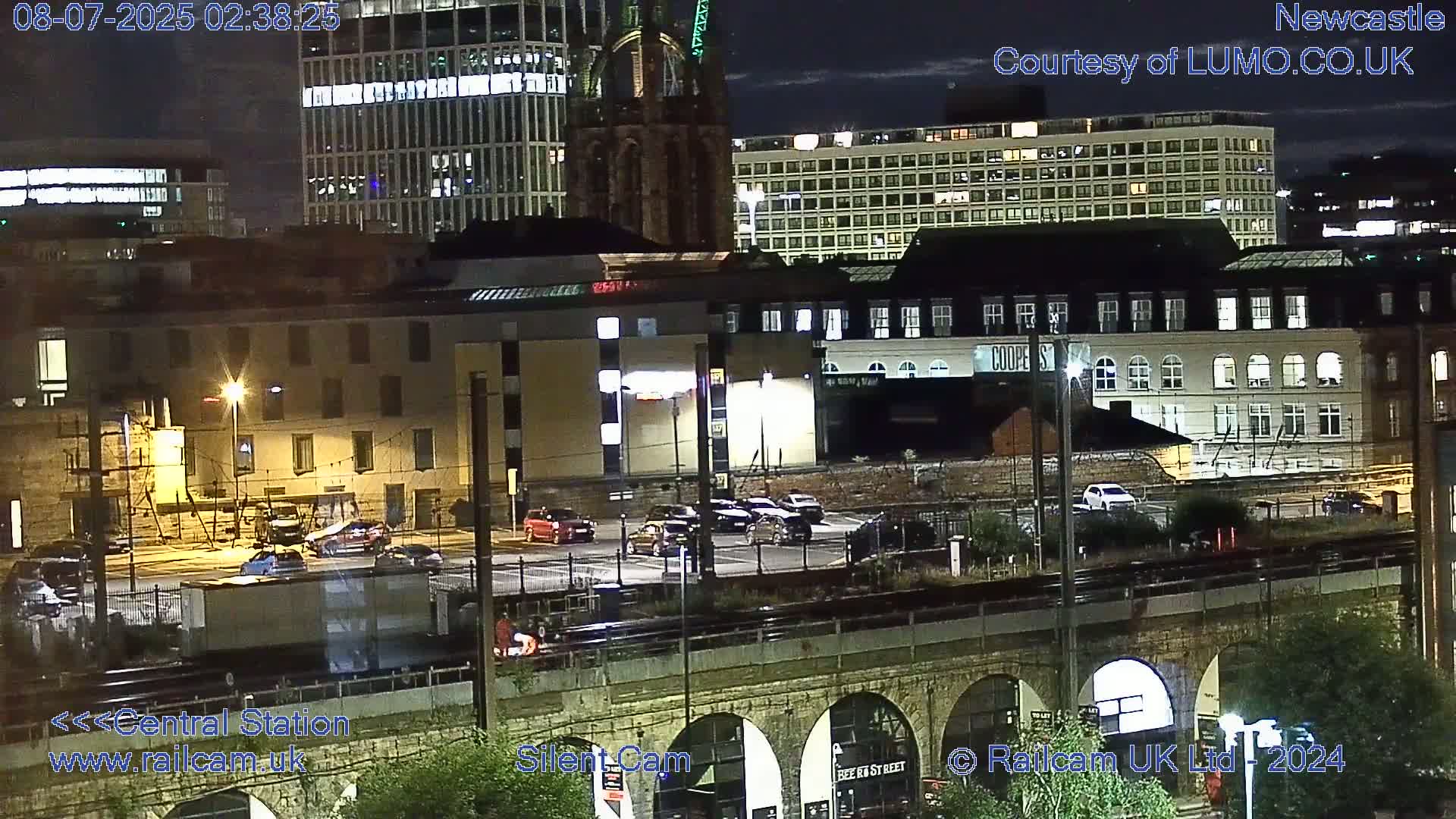 Newcastle upon Tyne Central Station Northeast Approach & Center Live Cam - Tyne and Wear, North East, England, United Kingdom