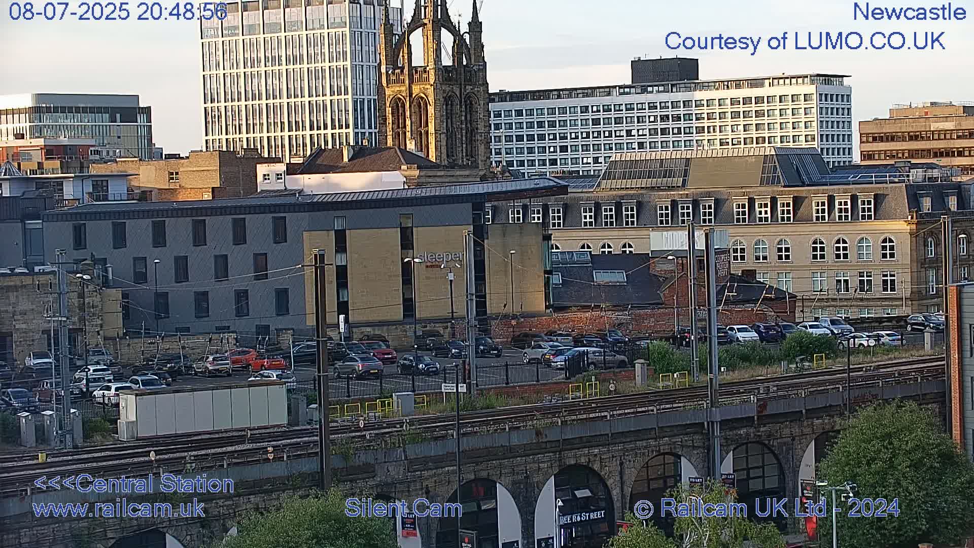Newcastle upon Tyne Central Station Northeast Approach & Center Live Cam - Tyne and Wear, North East, England, United Kingdom