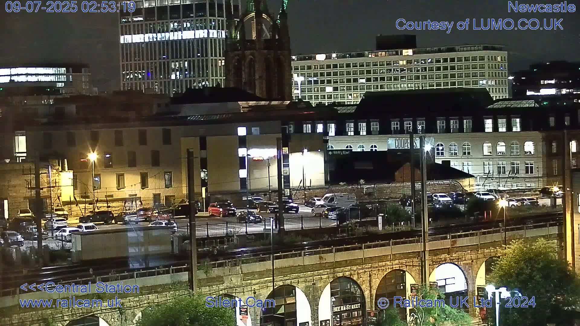 Newcastle upon Tyne Central Station Northeast Approach & Center Live Cam - Tyne and Wear, North East, England, United Kingdom