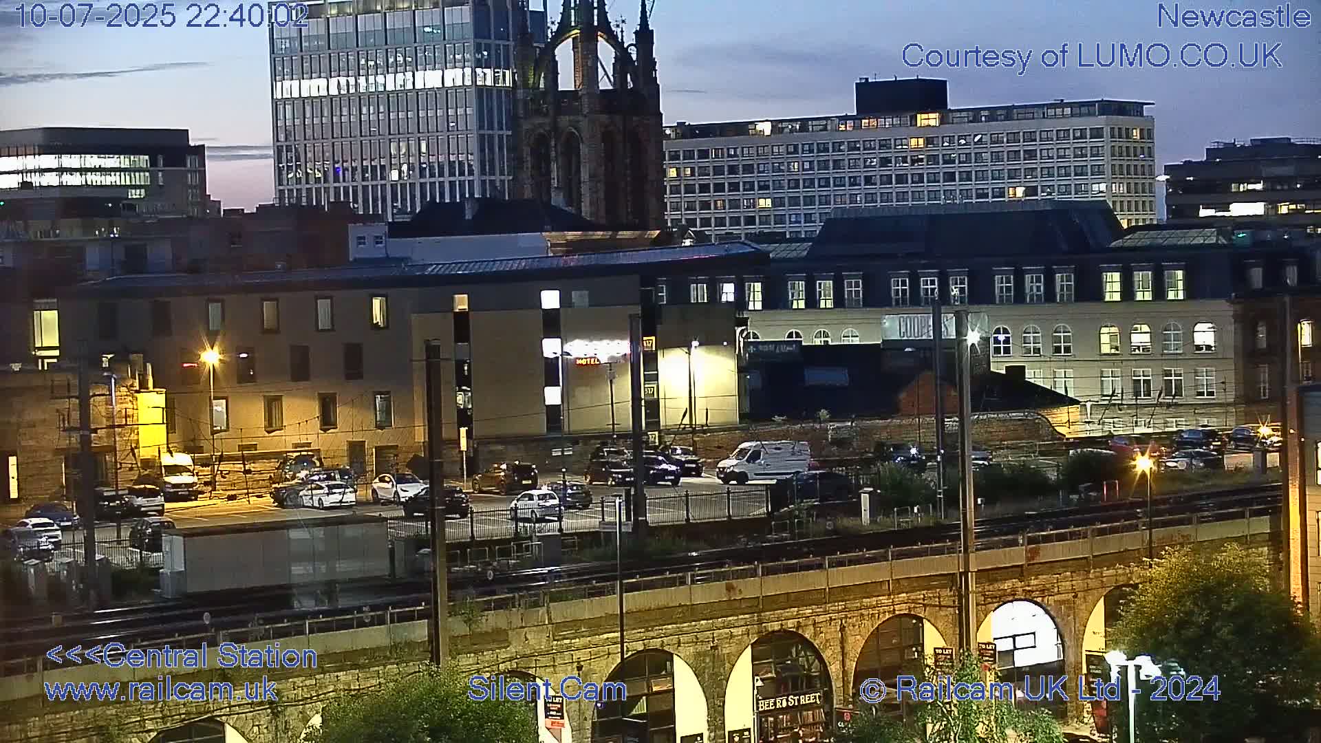 Newcastle upon Tyne Central Station Northeast Approach & Center Live Cam - Tyne and Wear, North East, England, United Kingdom