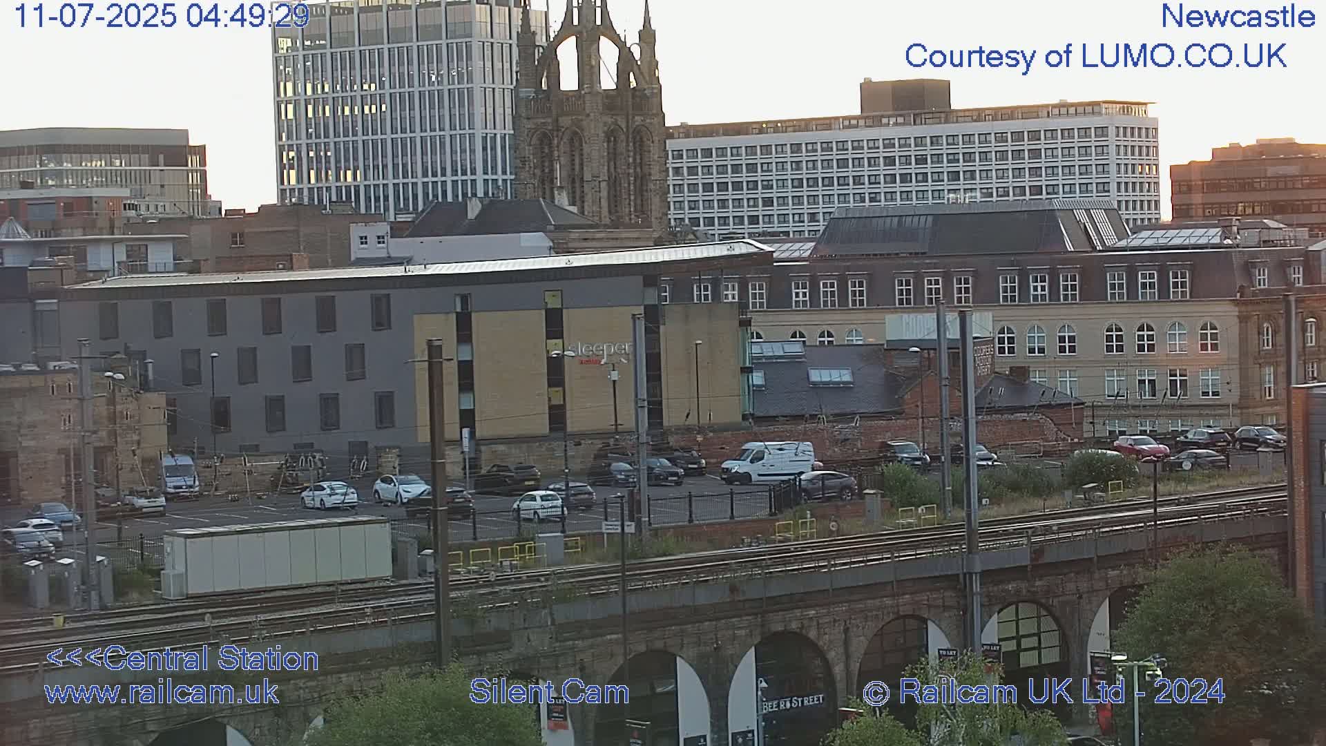 Newcastle upon Tyne Central Station Northeast Approach & Center Live Cam - Tyne and Wear, North East, England, United Kingdom