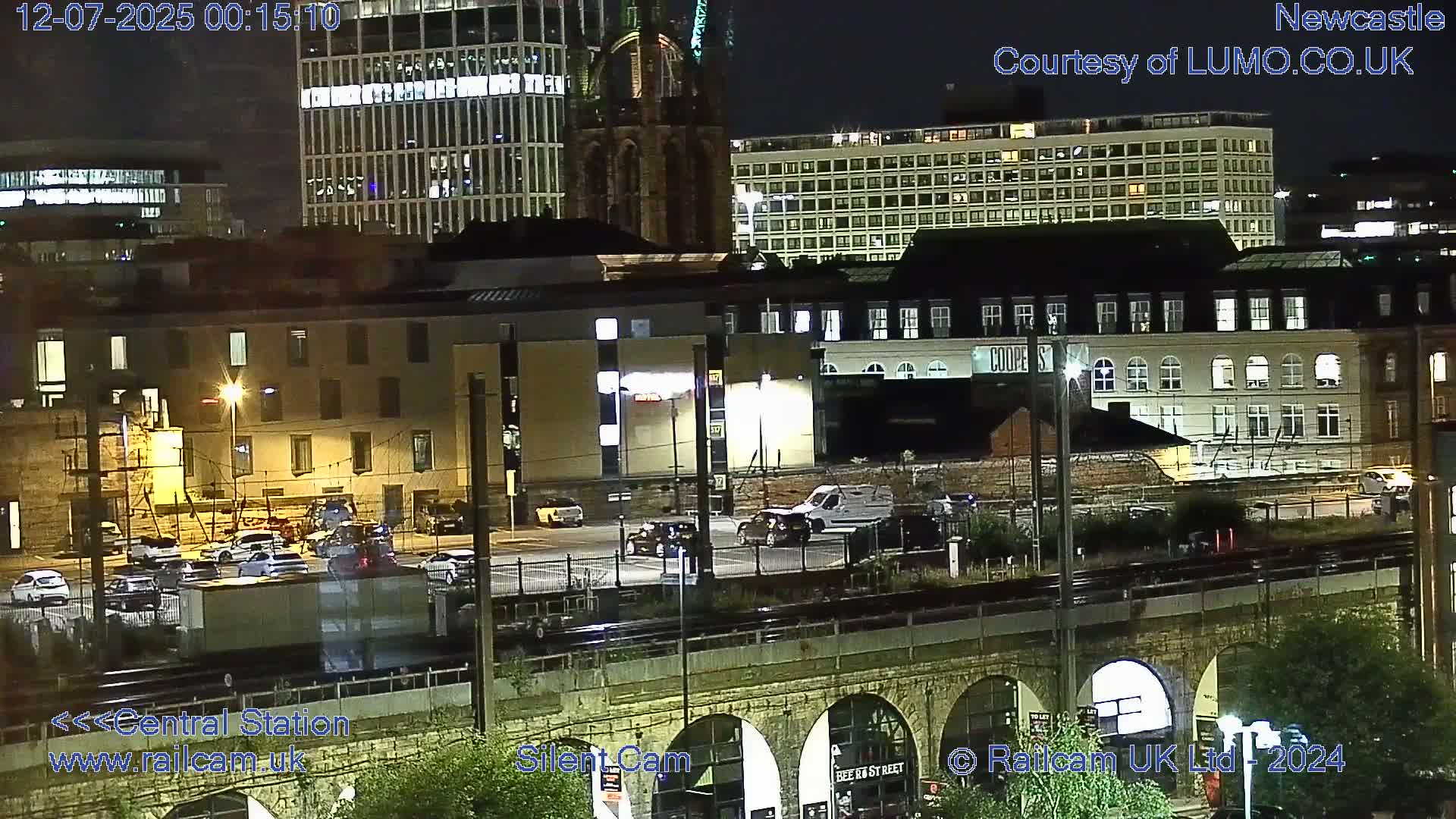 Newcastle upon Tyne Central Station Northeast Approach & Center Live Cam - Tyne and Wear, North East, England, United Kingdom