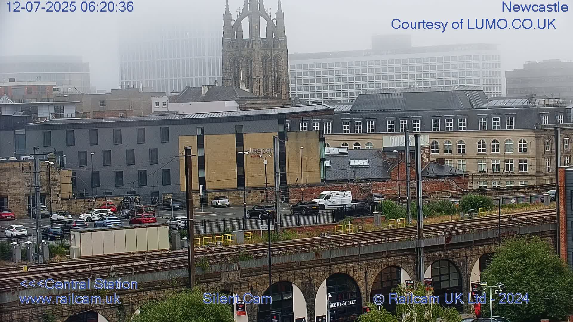 Newcastle upon Tyne Central Station Northeast Approach & Center Live Cam - Tyne and Wear, North East, England, United Kingdom