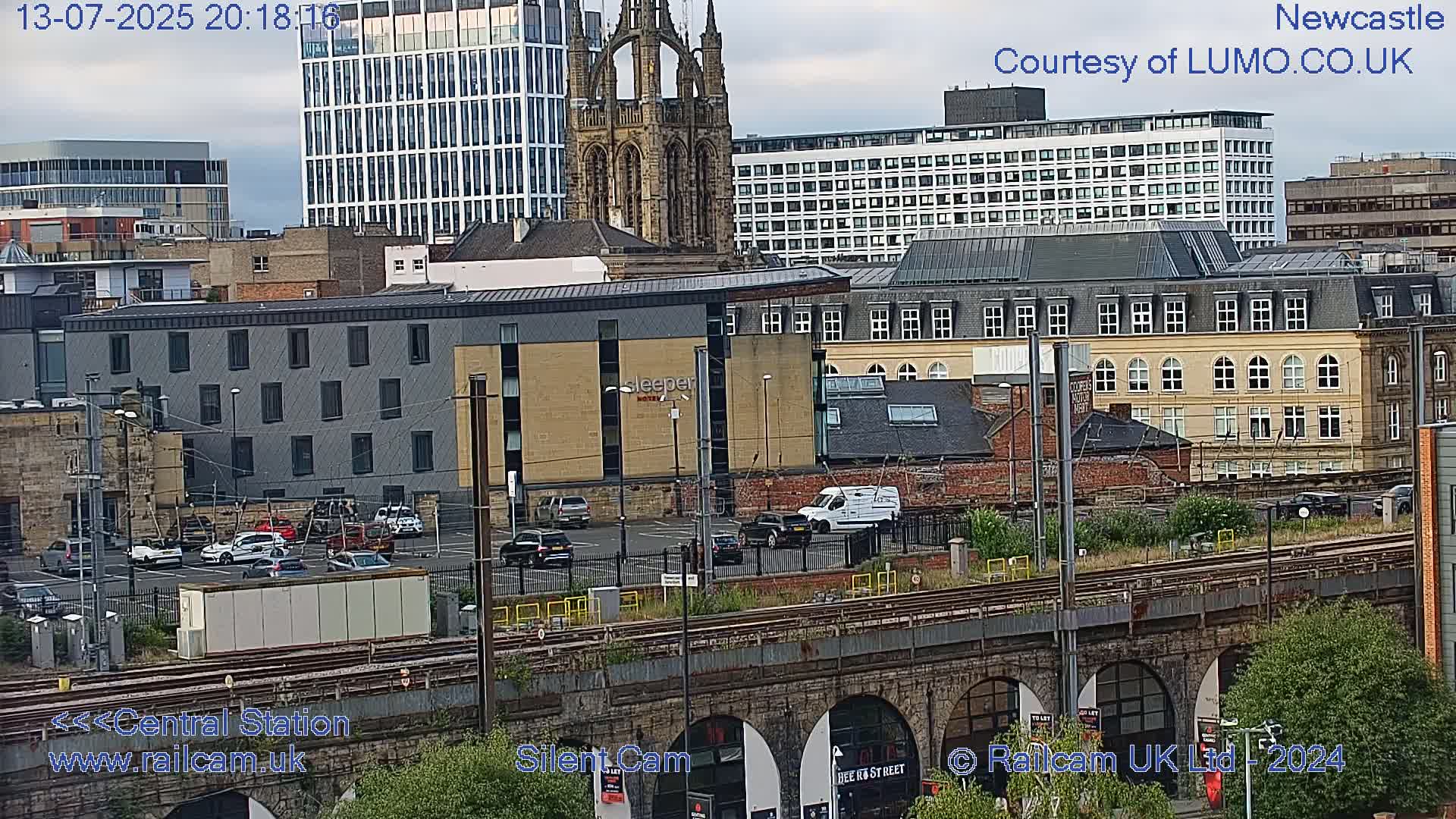 Newcastle upon Tyne Central Station Northeast Approach & Center Live Cam - Tyne and Wear, North East, England, United Kingdom