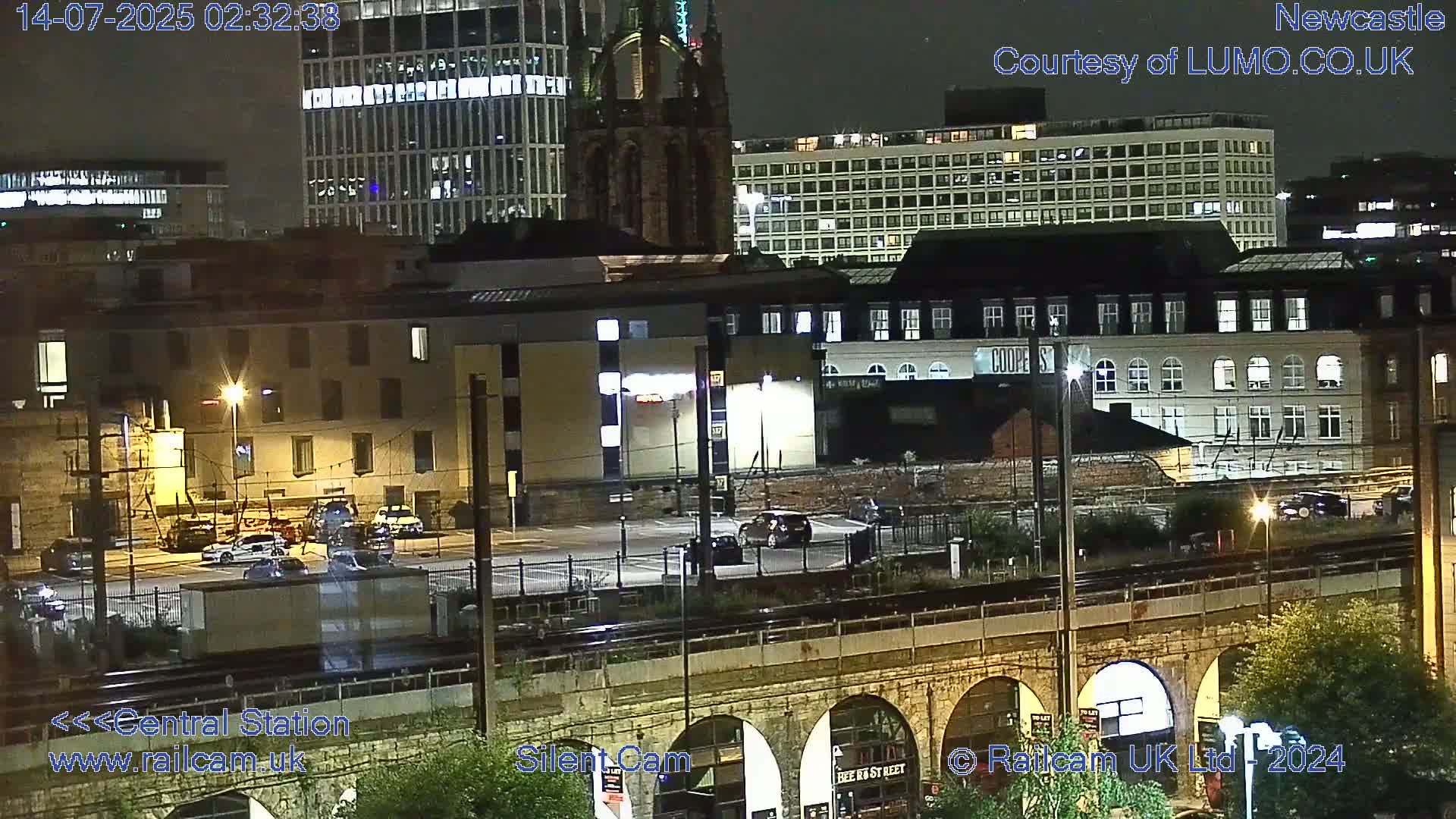 Newcastle upon Tyne Central Station Northeast Approach & Center Live Cam - Tyne and Wear, North East, England, United Kingdom