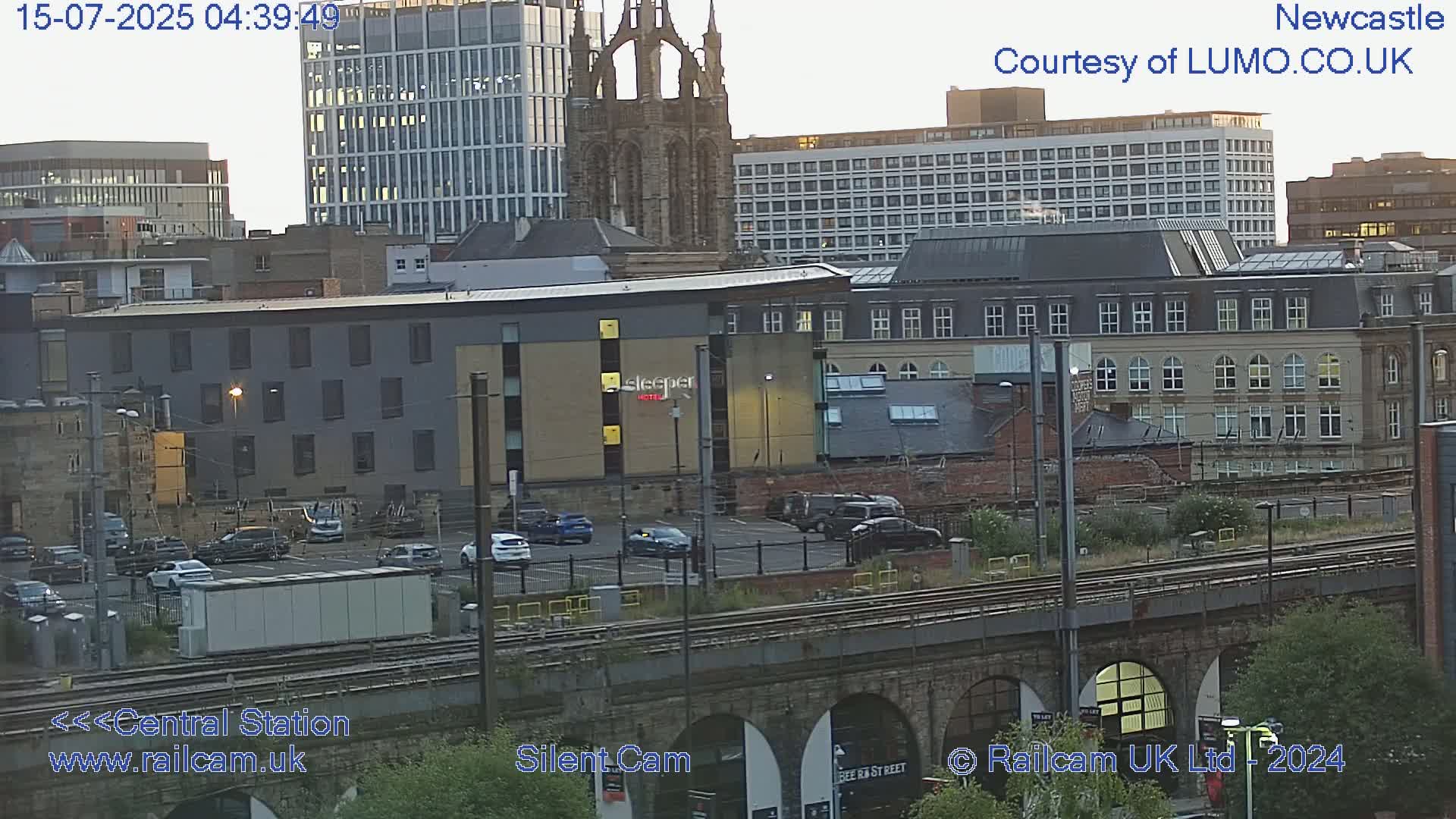 Newcastle upon Tyne Central Station Northeast Approach & Center Live Cam - Tyne and Wear, North East, England, United Kingdom