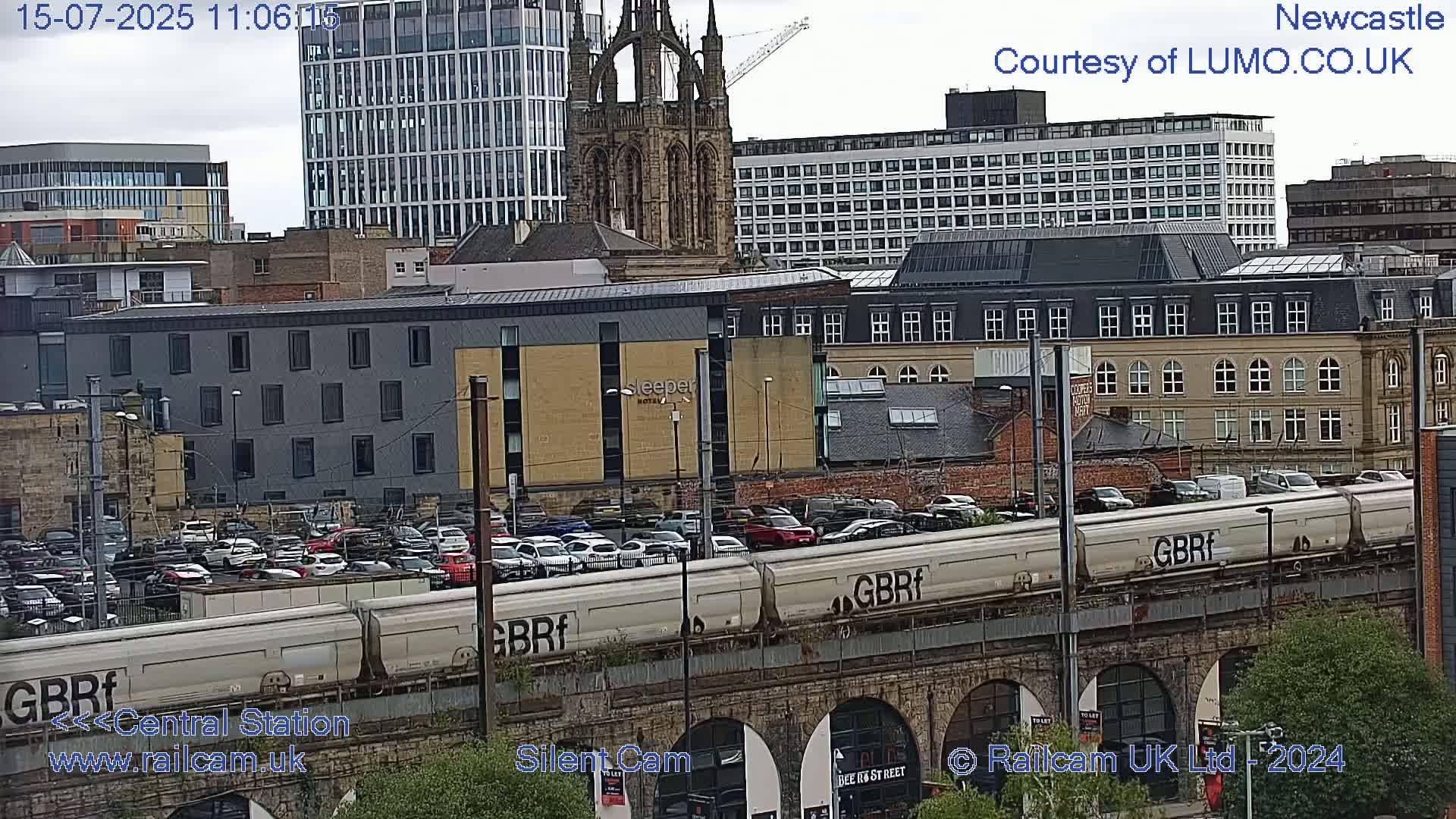 Newcastle upon Tyne Central Station Northeast Approach & Center Live Cam - Tyne and Wear, North East, England, United Kingdom
