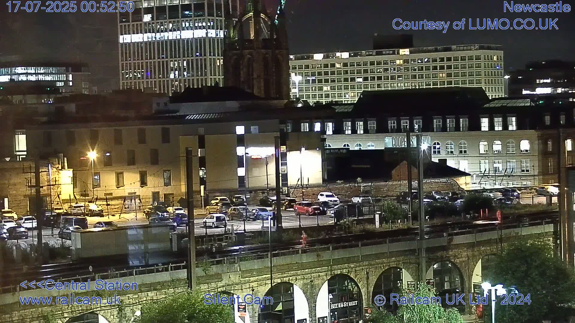 Newcastle upon Tyne Central Station Northeast Approach & Center Live Cam - Tyne and Wear, North East, England, United Kingdom