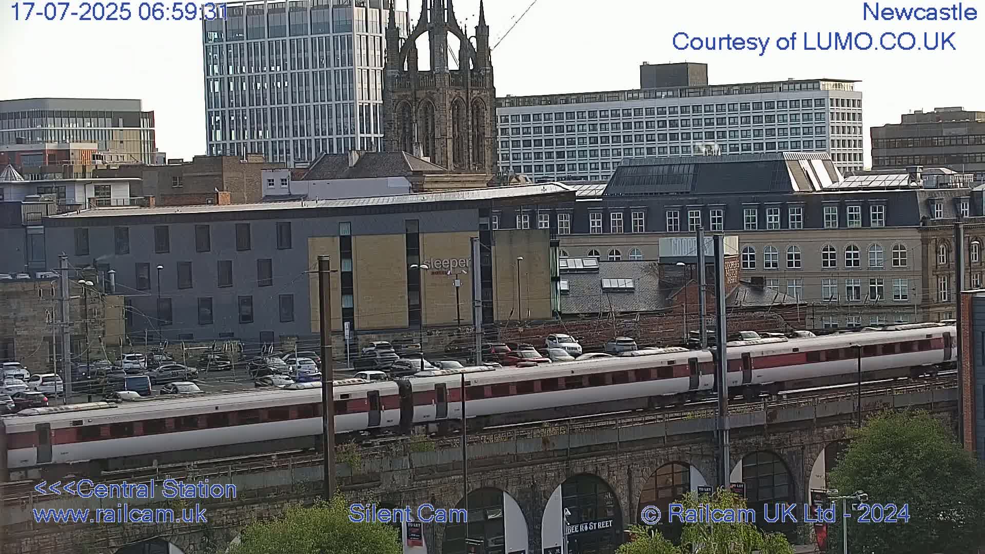 Newcastle upon Tyne Central Station Northeast Approach & Center Live Cam - Tyne and Wear, North East, England, United Kingdom