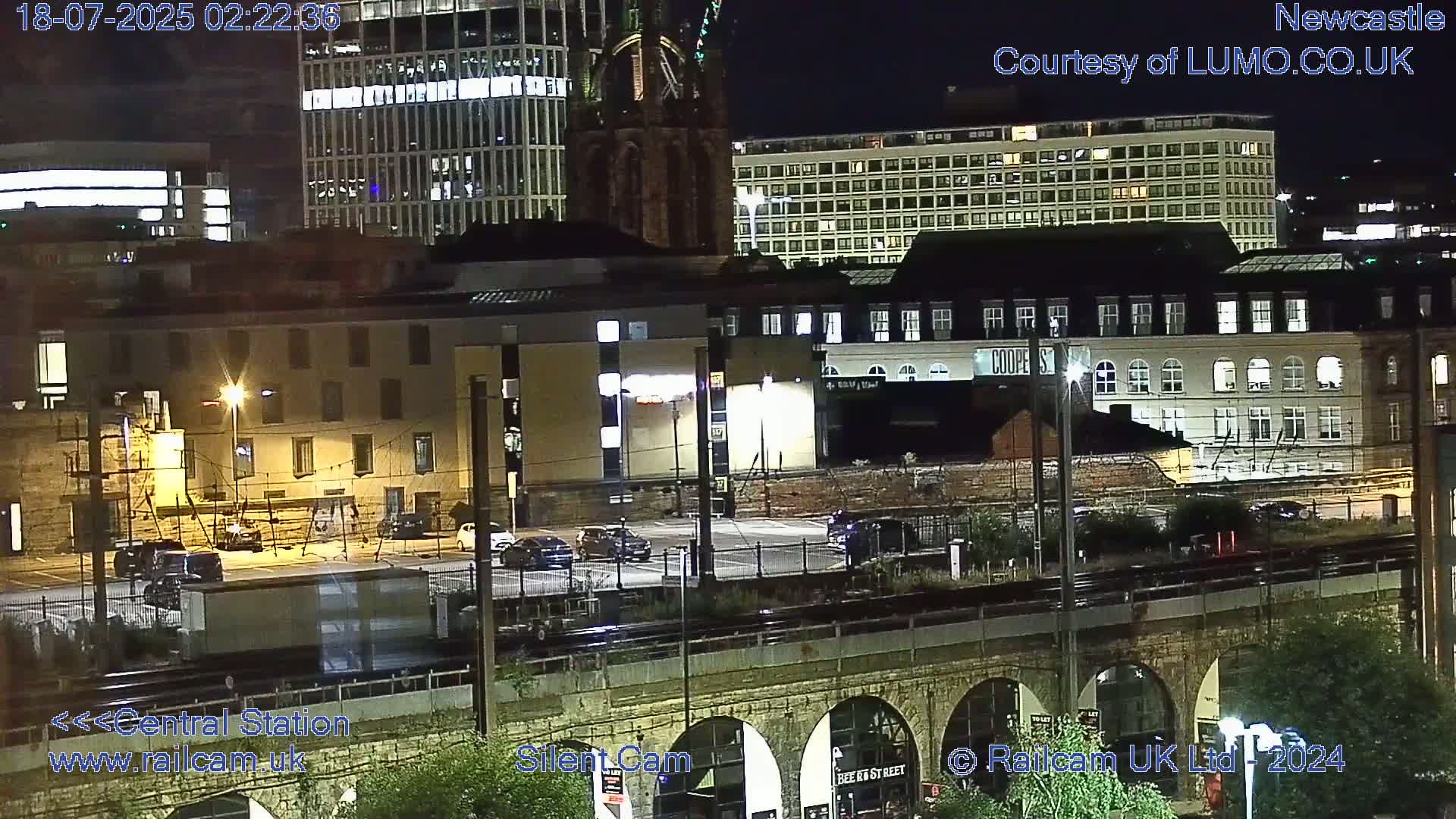 Newcastle upon Tyne Central Station Northeast Approach & Center Live Cam - Tyne and Wear, North East, England, United Kingdom