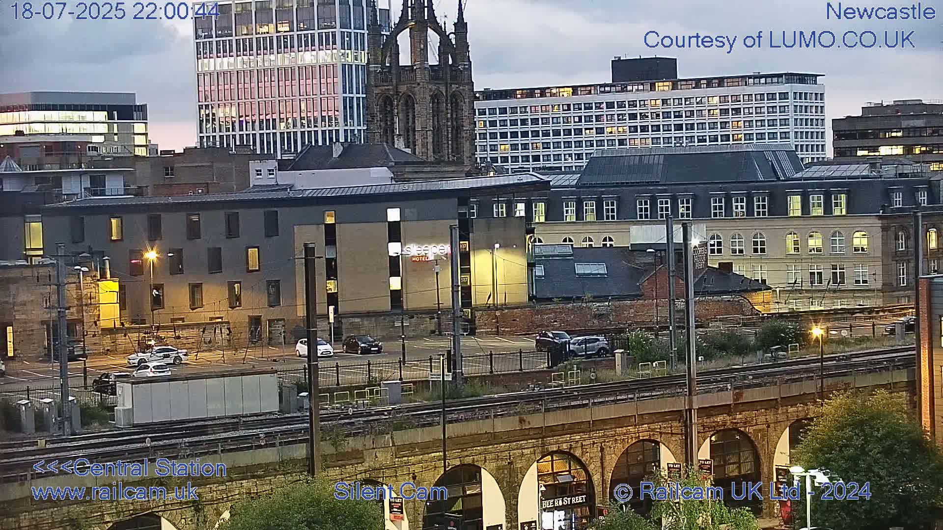 Newcastle upon Tyne Central Station Northeast Approach & Center Live Cam - Tyne and Wear, North East, England, United Kingdom