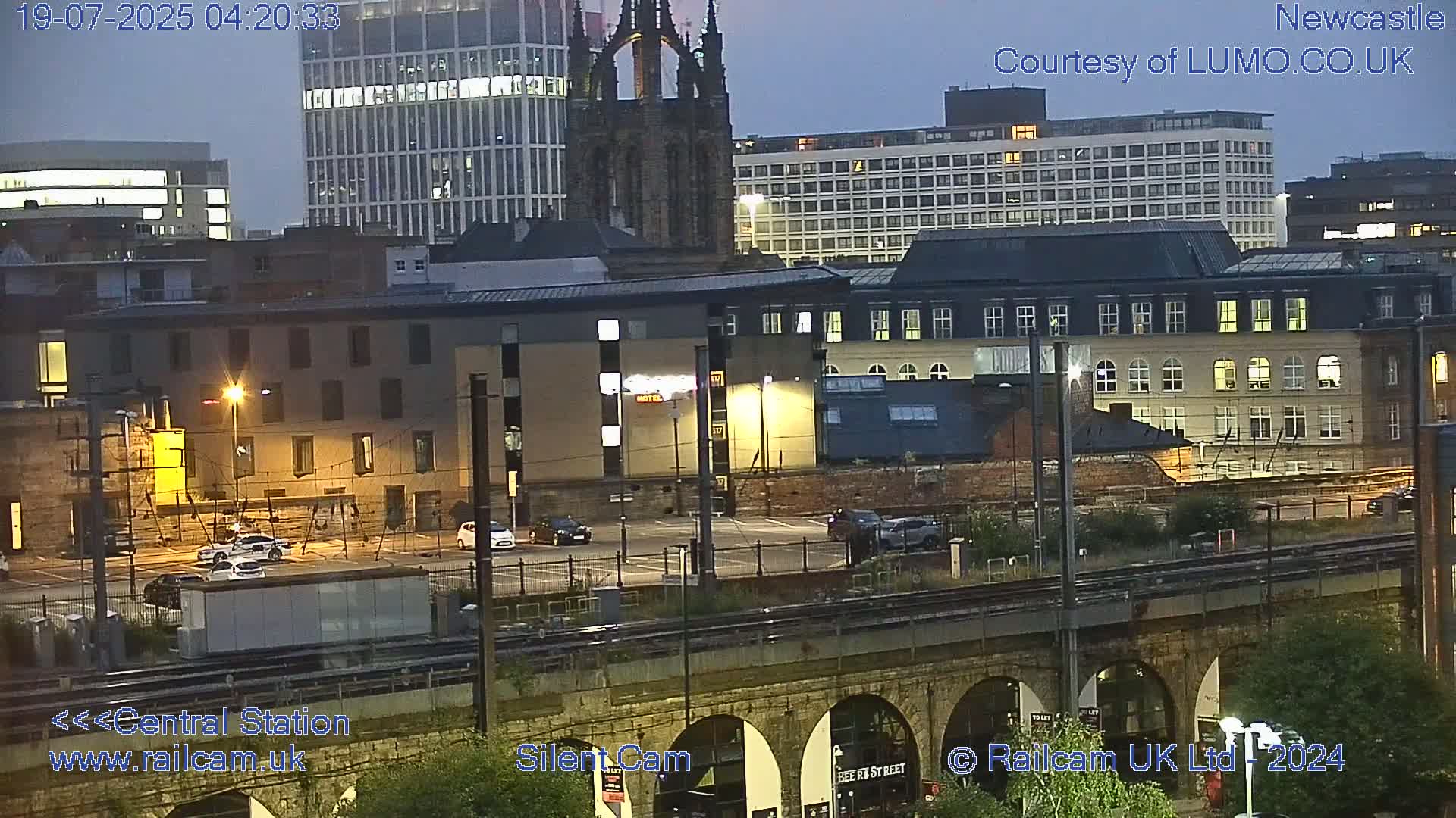Newcastle upon Tyne Central Station Northeast Approach & Center Live Cam - Tyne and Wear, North East, England, United Kingdom