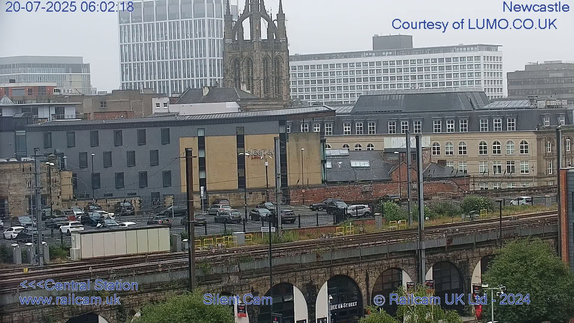 Newcastle upon Tyne Central Station Northeast Approach & Center Live Cam - Tyne and Wear, North East, England, United Kingdom