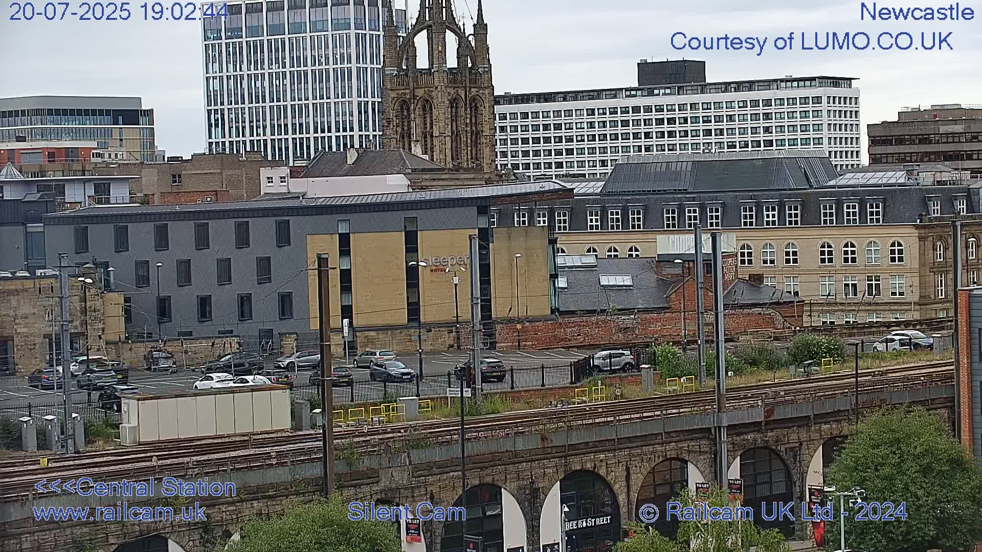 Newcastle upon Tyne Central Station Northeast Approach & Center Live Cam - Tyne and Wear, North East, England, United Kingdom