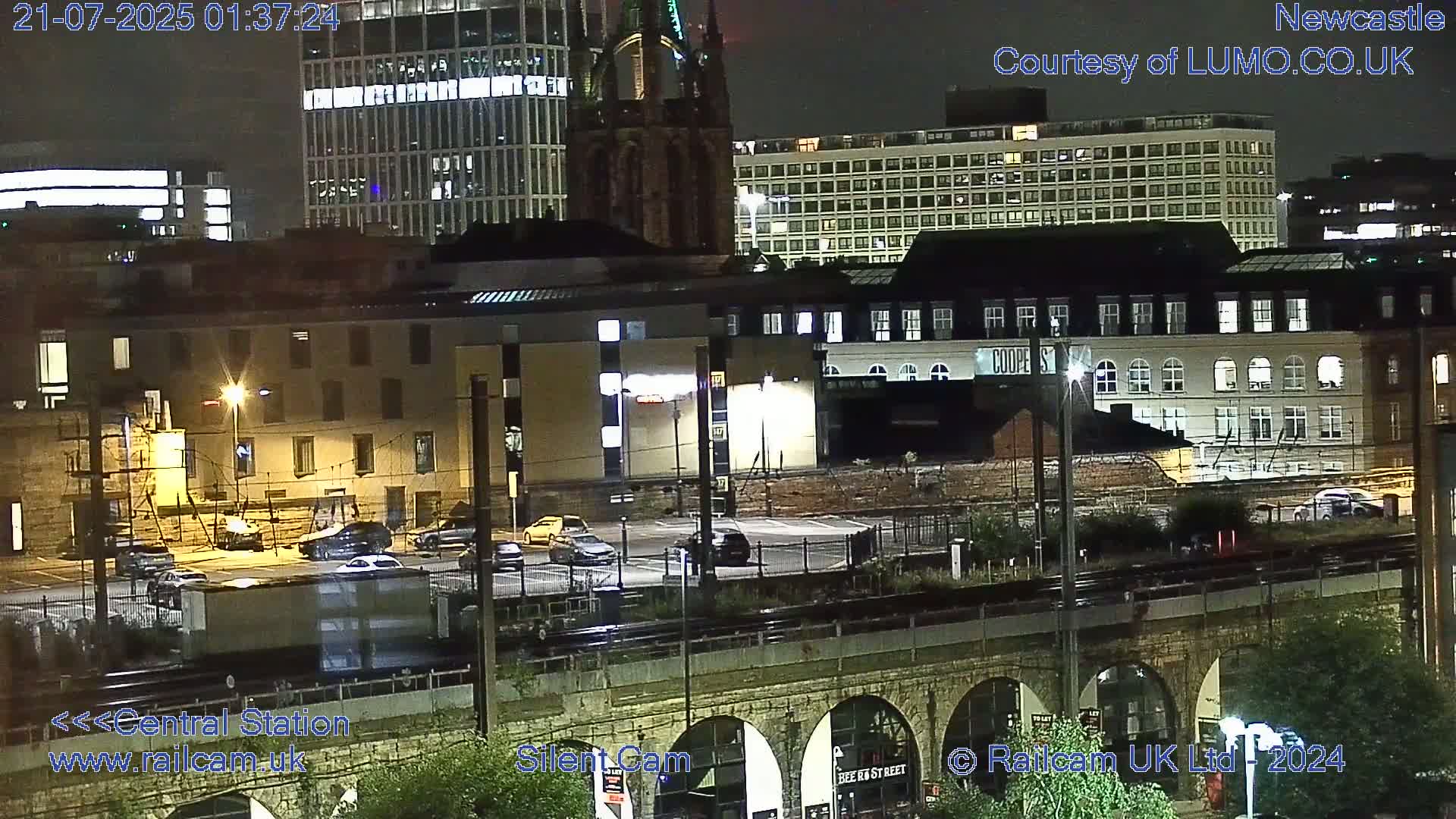 Newcastle upon Tyne Central Station Northeast Approach & Center Live Cam - Tyne and Wear, North East, England, United Kingdom