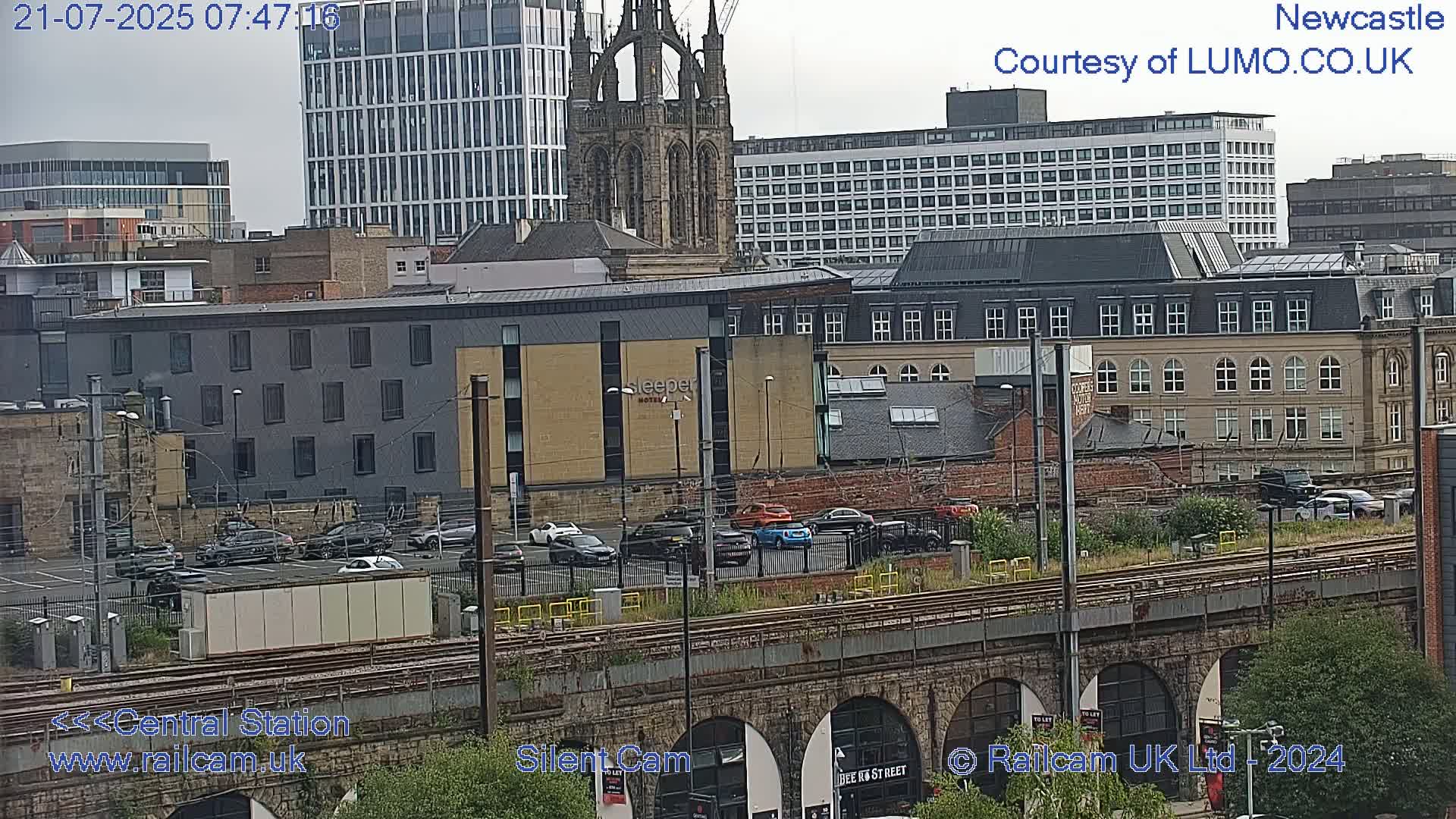 Newcastle upon Tyne Central Station Northeast Approach & Center Live Cam - Tyne and Wear, North East, England, United Kingdom