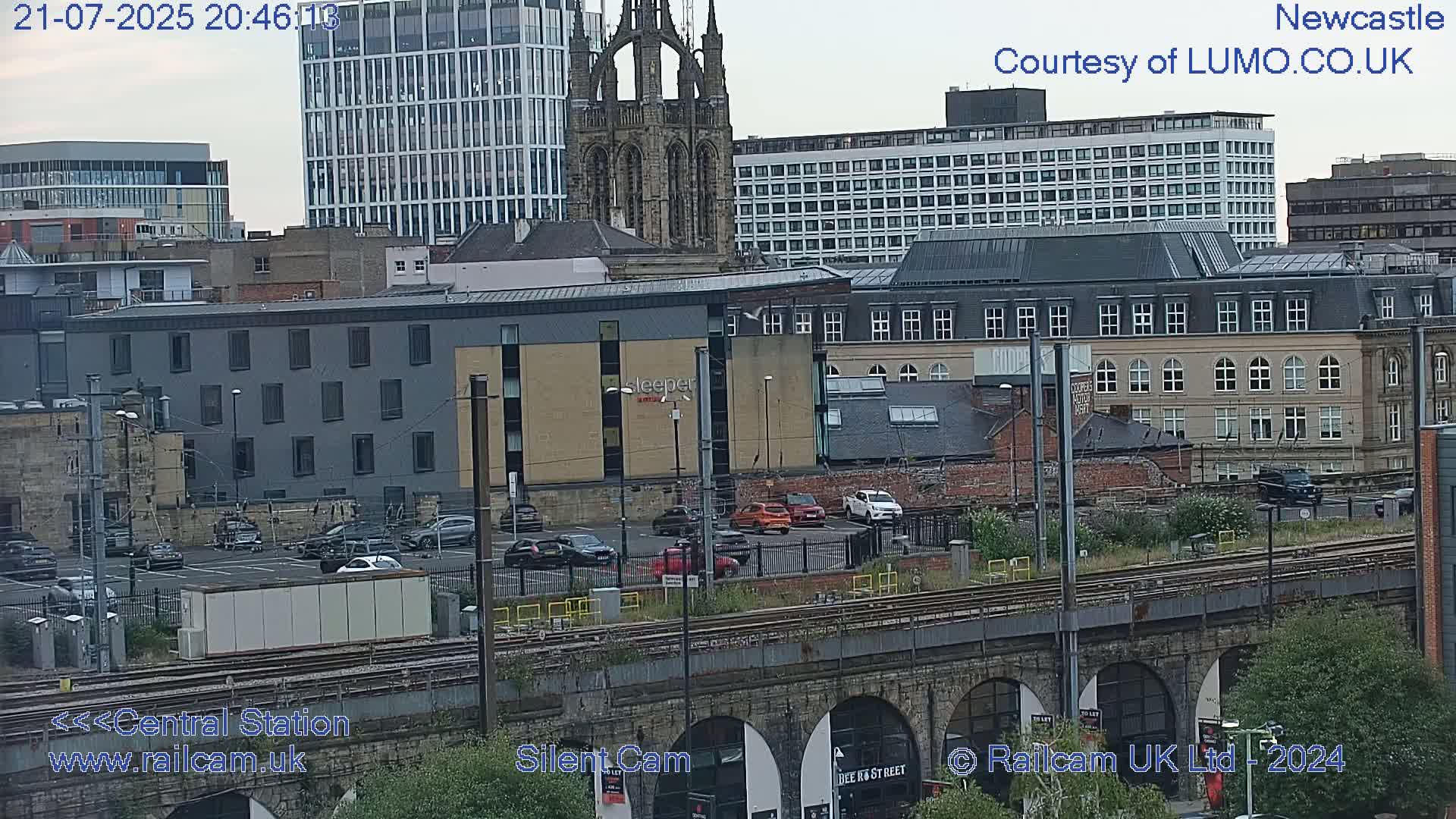 Newcastle upon Tyne Central Station Northeast Approach & Center Live Cam - Tyne and Wear, North East, England, United Kingdom