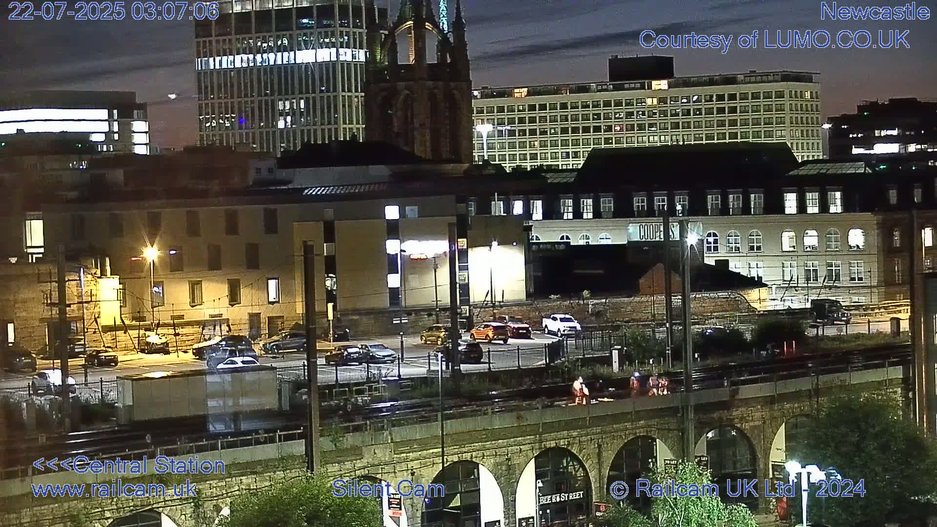 Newcastle upon Tyne Central Station Northeast Approach & Center Live Cam - Tyne and Wear, North East, England, United Kingdom