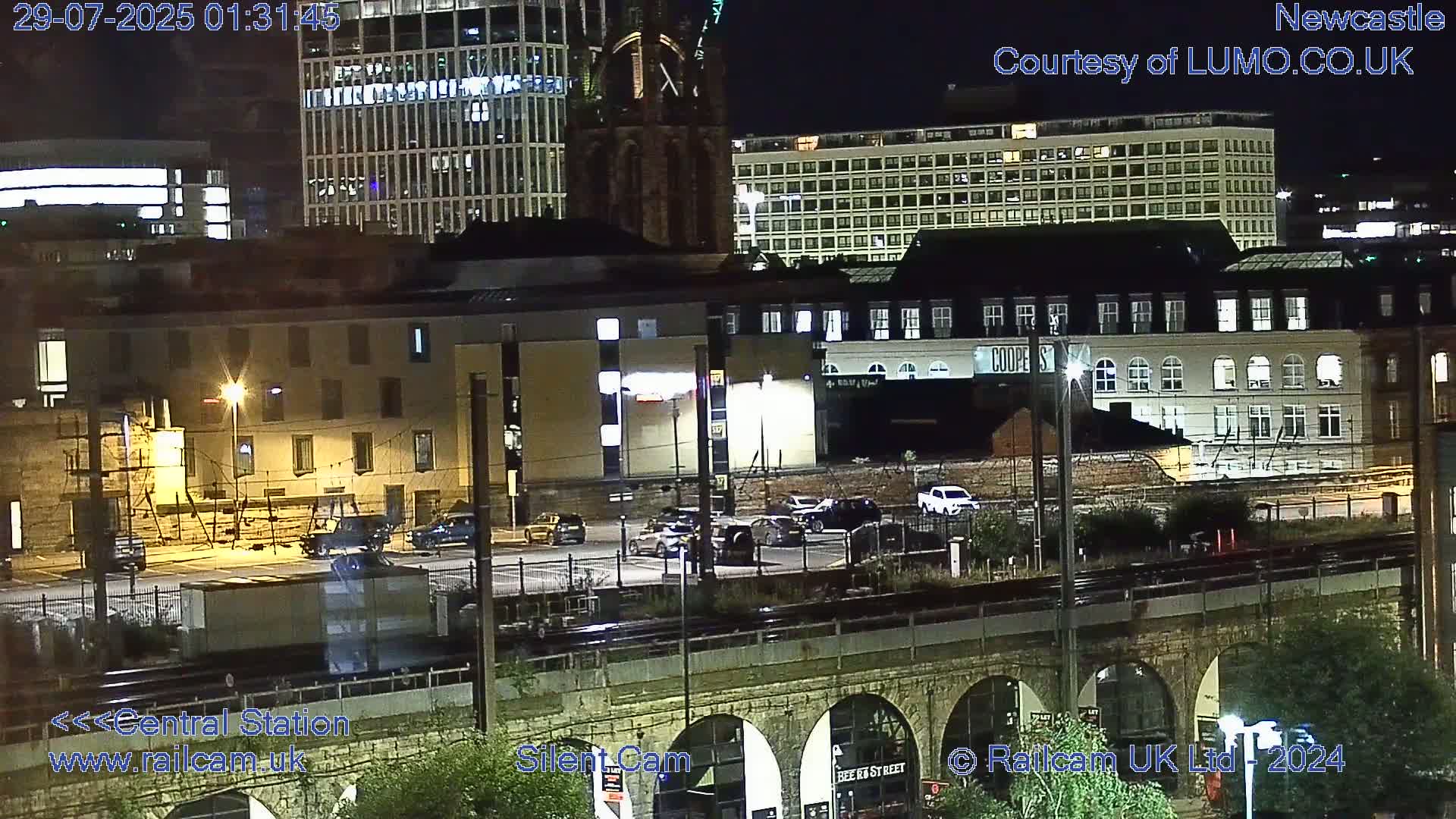 Newcastle upon Tyne Central Station Northeast Approach & Center Live Cam - Tyne and Wear, North East, England, United Kingdom
