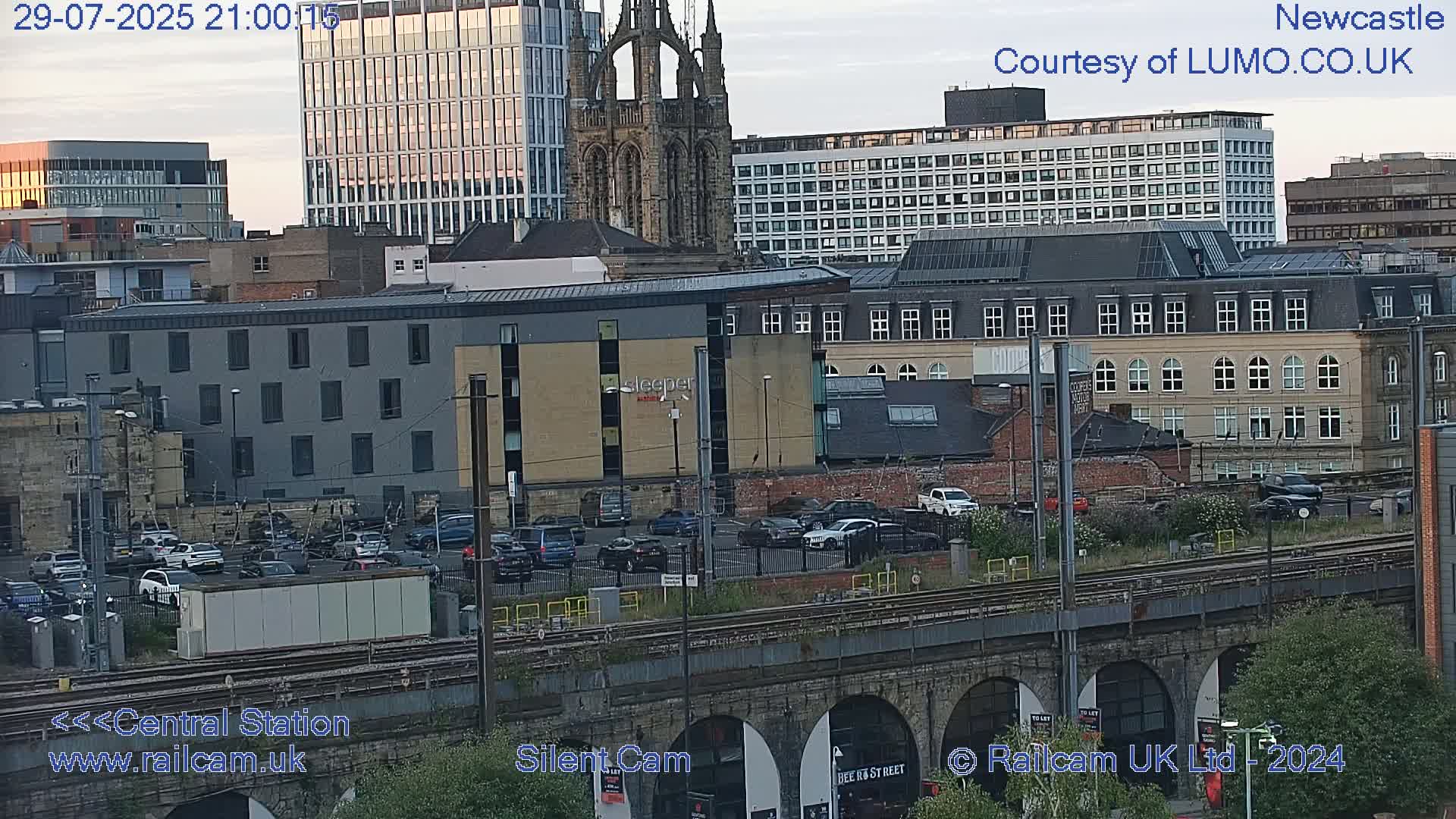Newcastle upon Tyne Central Station Northeast Approach & Center Live Cam - Tyne and Wear, North East, England, United Kingdom
