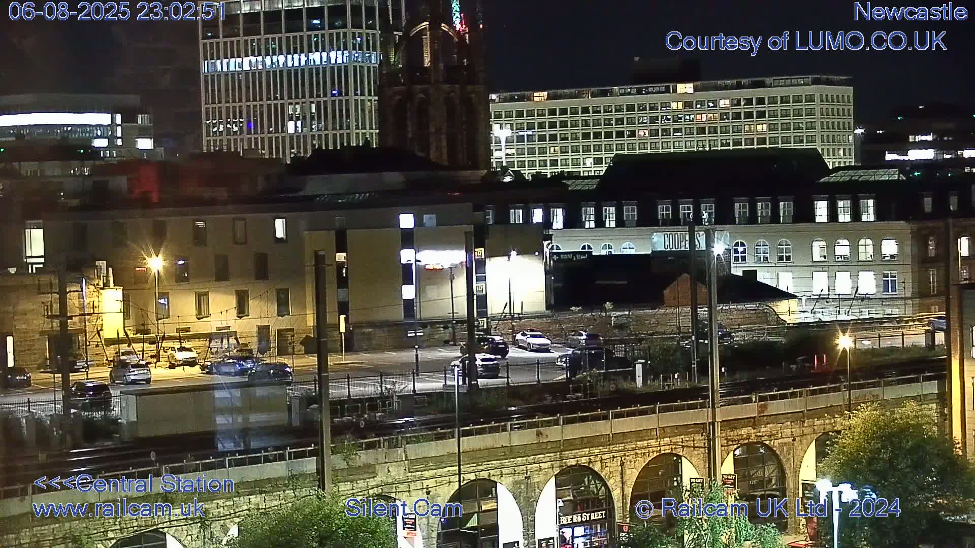 Newcastle upon Tyne Central Station Northeast Approach & Center Live Cam - Tyne and Wear, North East, England, United Kingdom