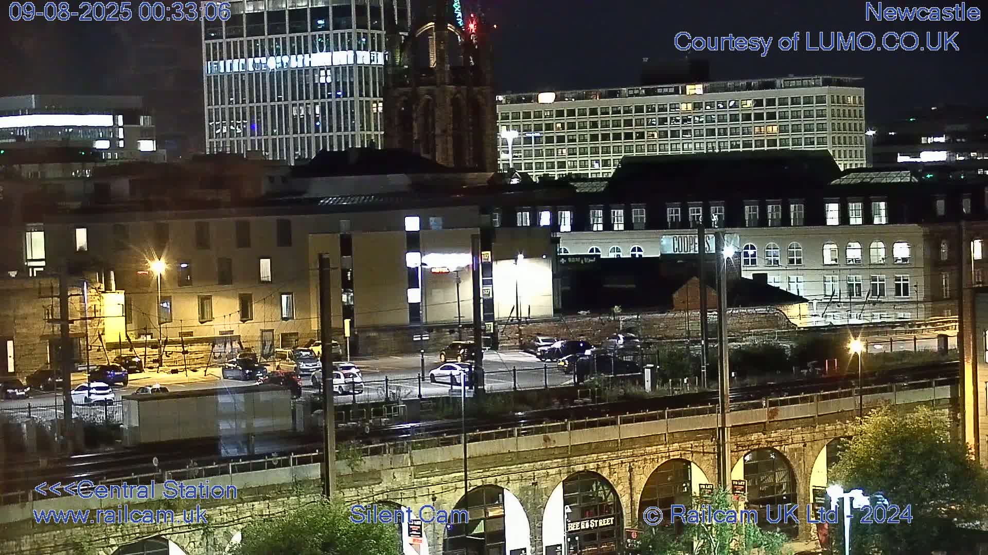 Newcastle upon Tyne Central Station Northeast Approach & Center Live Cam - Tyne and Wear, North East, England, United Kingdom