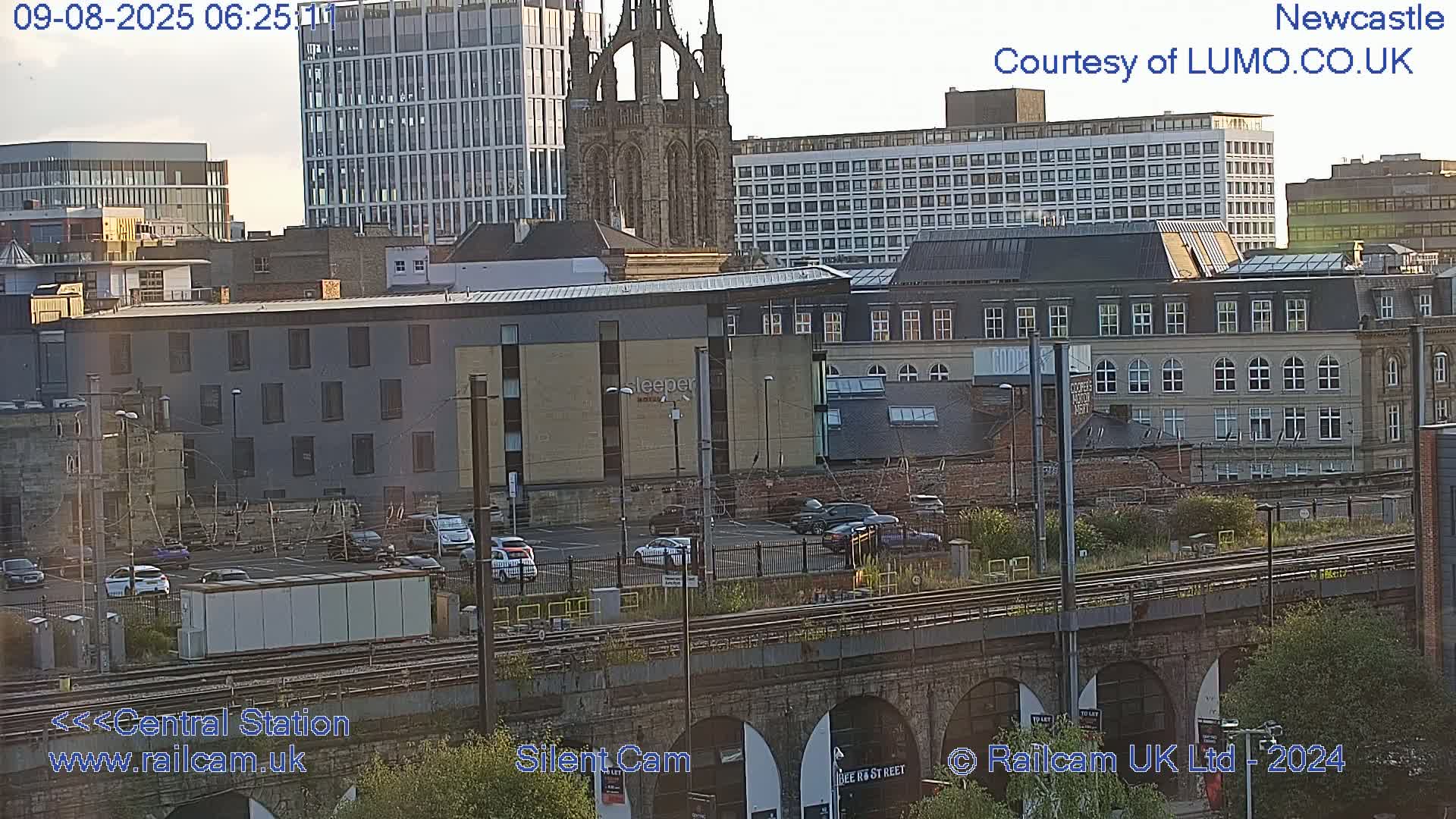 Newcastle upon Tyne Central Station Northeast Approach & Center Live Cam - Tyne and Wear, North East, England, United Kingdom