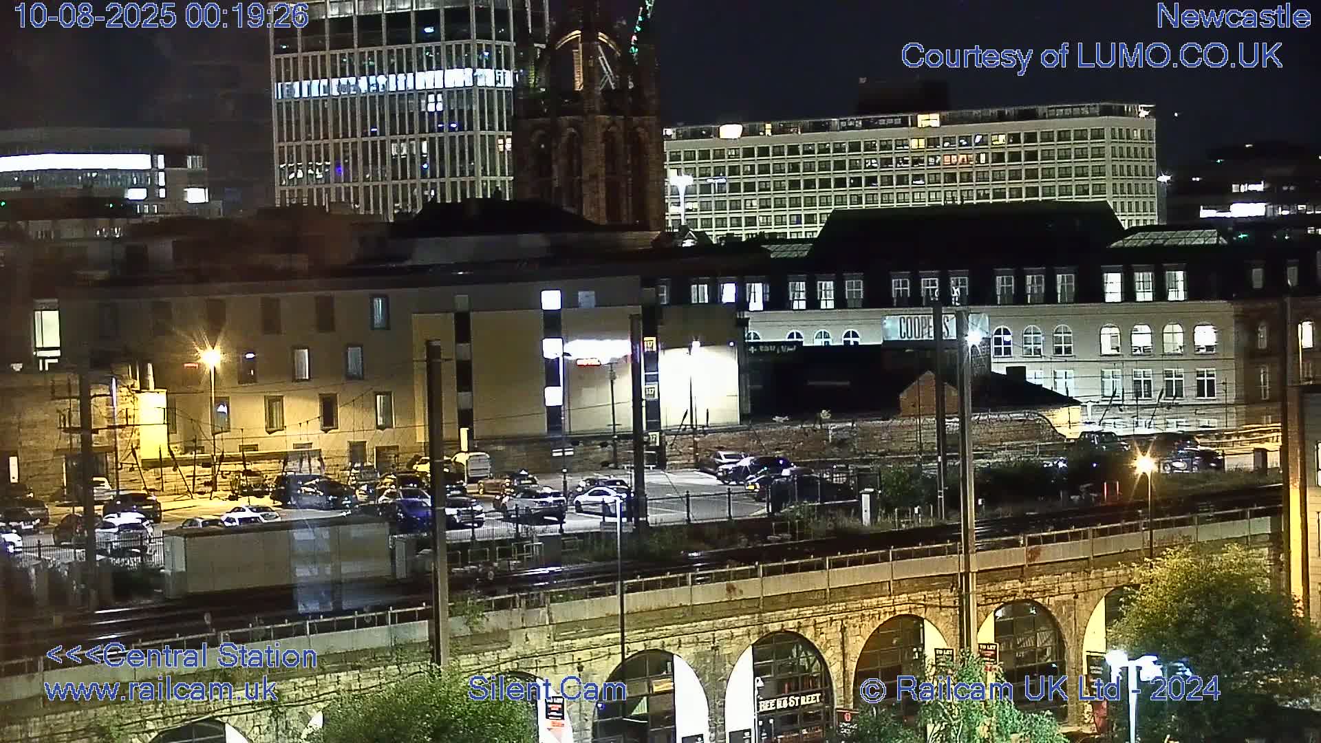 Newcastle upon Tyne Central Station Northeast Approach & Center Live Cam - Tyne and Wear, North East, England, United Kingdom