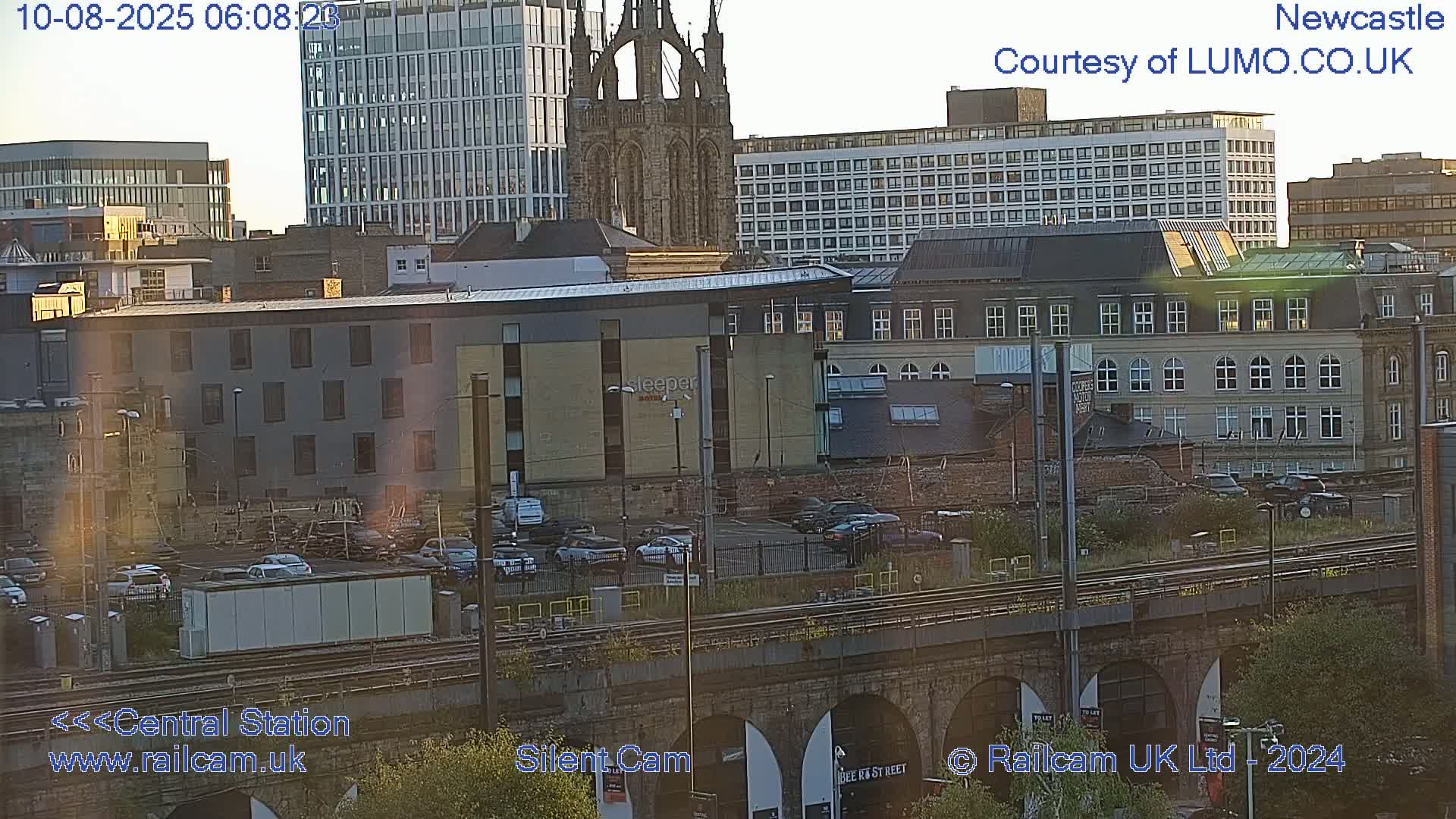Newcastle upon Tyne Central Station Northeast Approach & Center Live Cam - Tyne and Wear, North East, England, United Kingdom