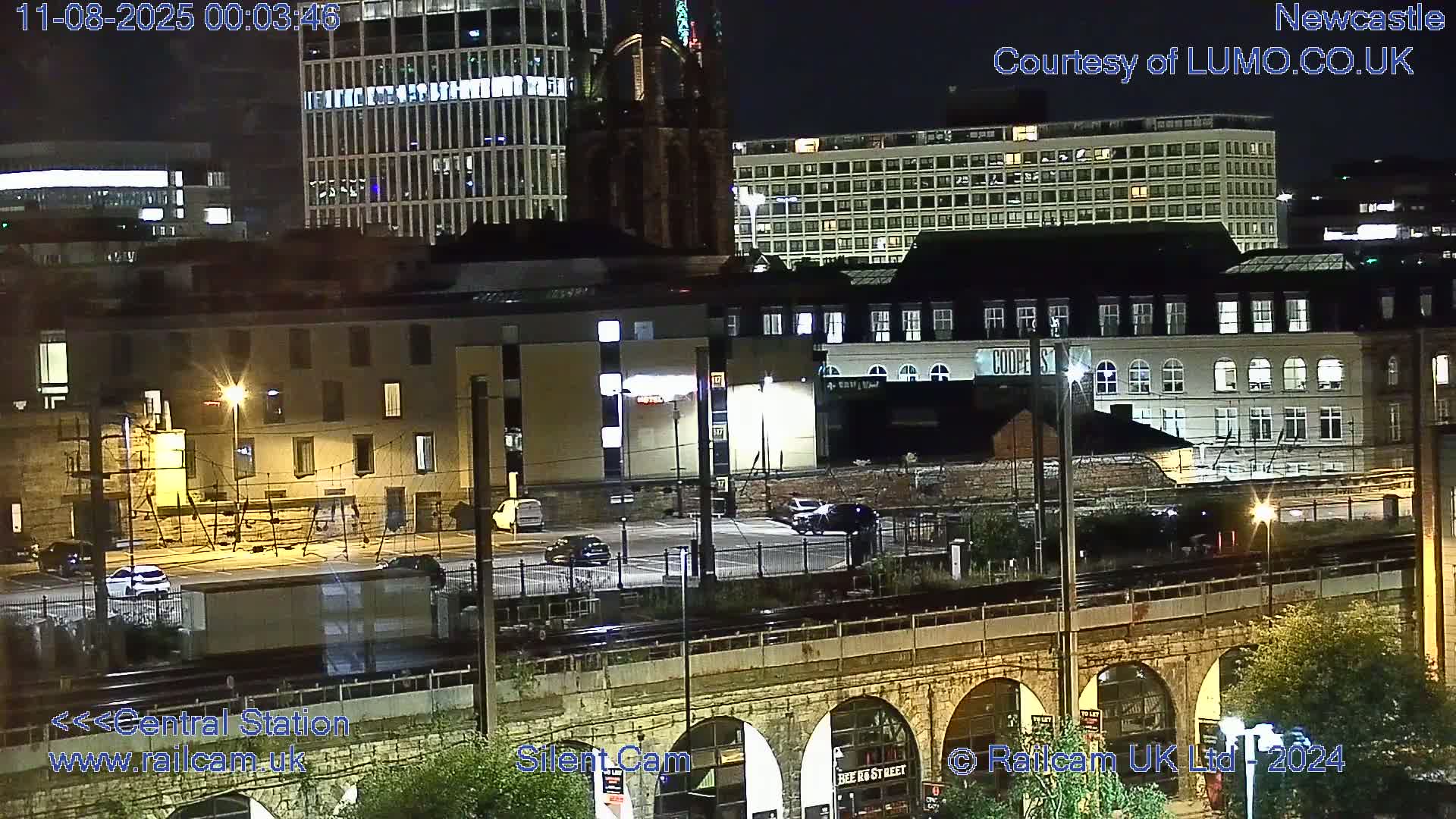Newcastle upon Tyne Central Station Northeast Approach & Center Live Cam - Tyne and Wear, North East, England, United Kingdom