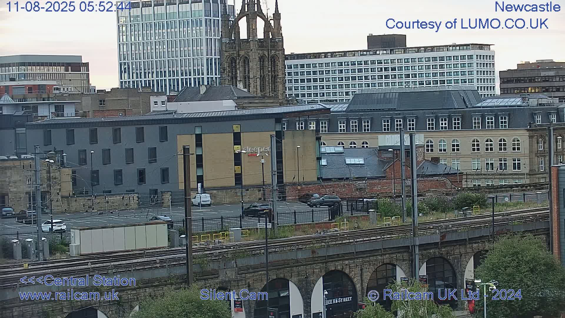 Newcastle upon Tyne Central Station Northeast Approach & Center Live Cam - Tyne and Wear, North East, England, United Kingdom