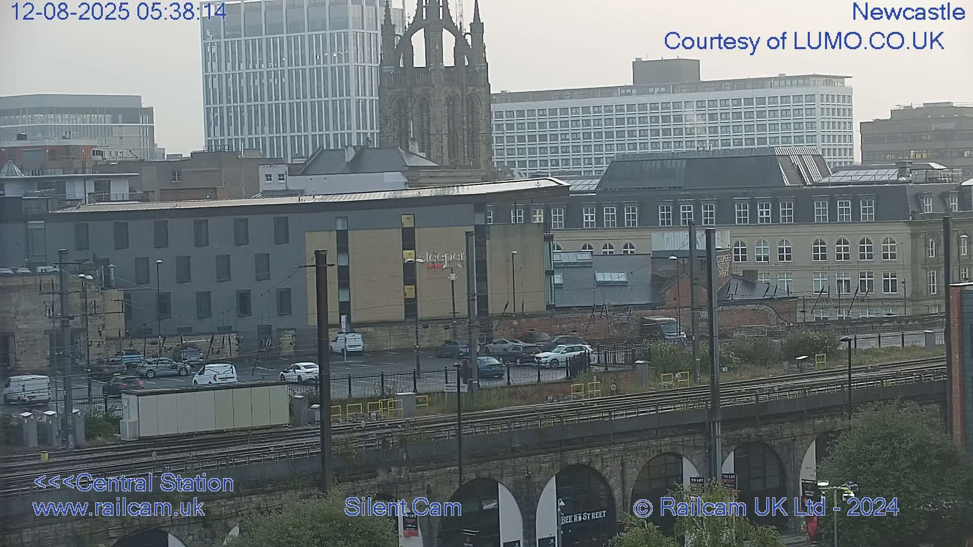 Newcastle upon Tyne Central Station Northeast Approach & Center Live Cam - Tyne and Wear, North East, England, United Kingdom