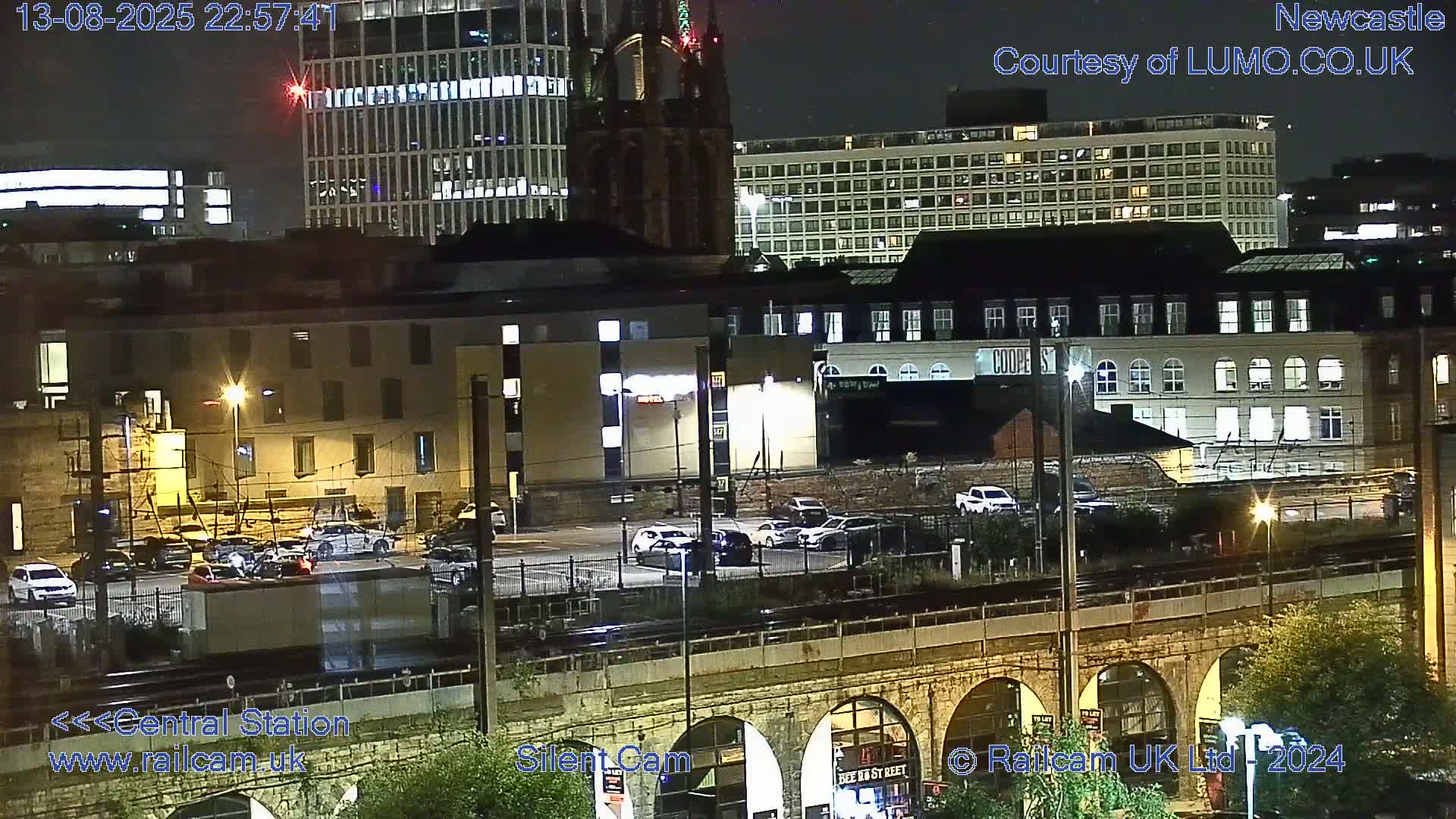 Newcastle upon Tyne Central Station Northeast Approach & Center Live Cam - Tyne and Wear, North East, England, United Kingdom