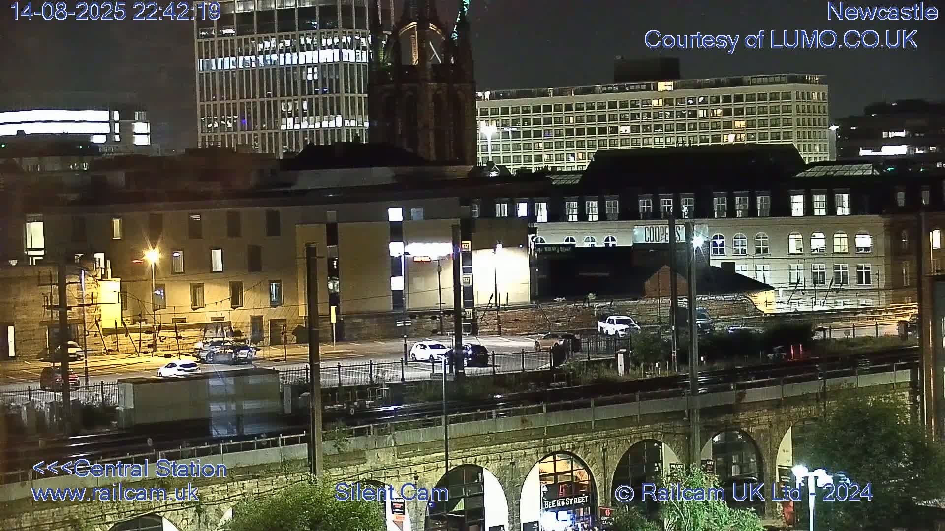 Newcastle upon Tyne Central Station Northeast Approach & Center Live Cam - Tyne and Wear, North East, England, United Kingdom