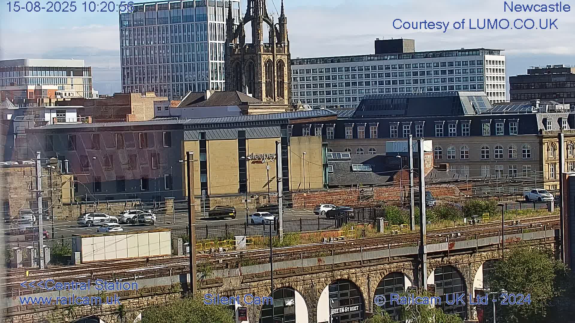 Newcastle upon Tyne Central Station Northeast Approach & Center Live Cam - Tyne and Wear, North East, England, United Kingdom