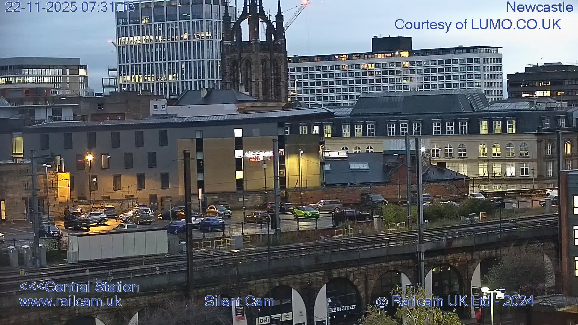 Newcastle upon Tyne Central Station Northeast Approach & Center Live Cam - Tyne and Wear, North East, England, United Kingdom