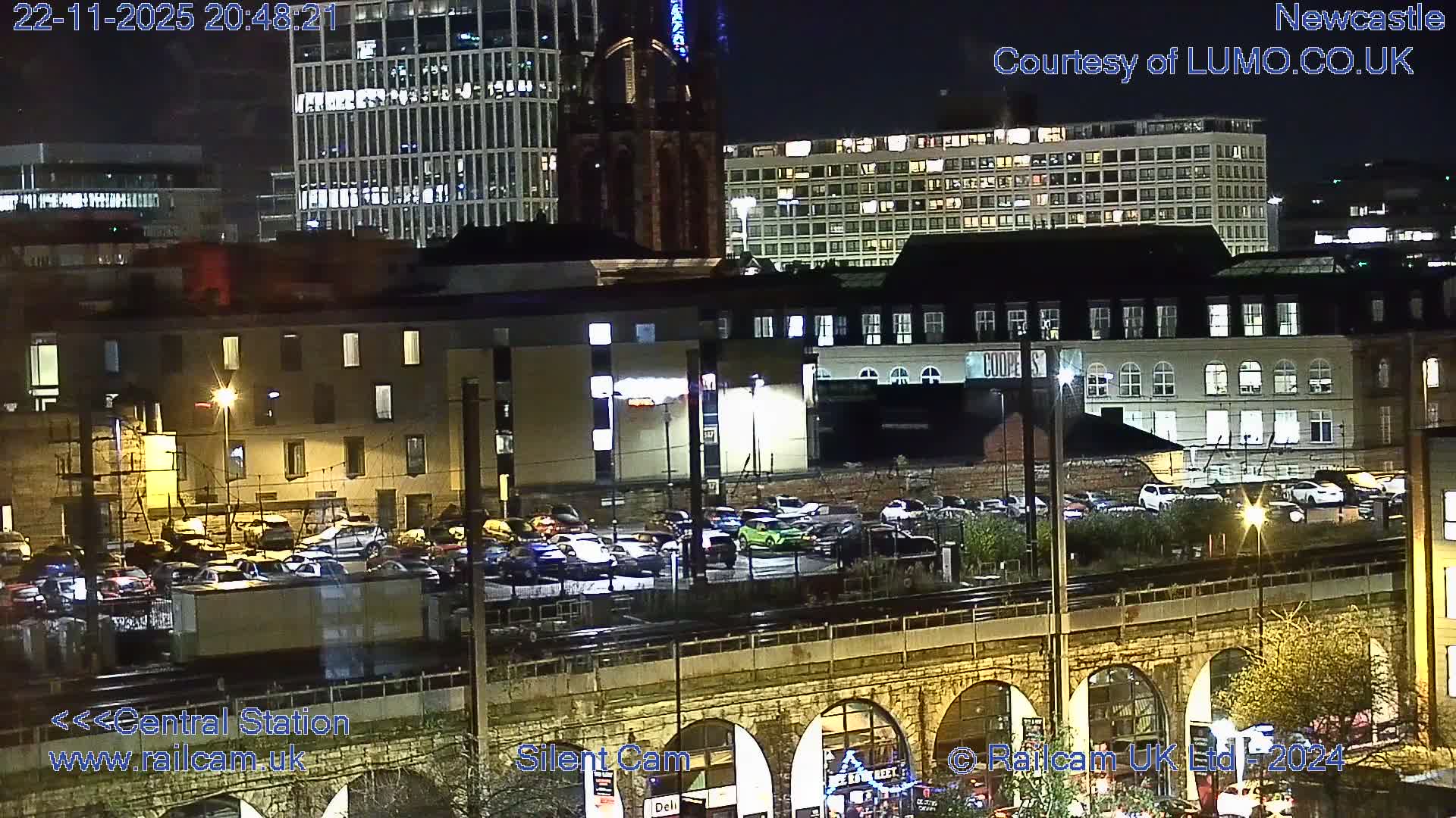 Newcastle upon Tyne Central Station Northeast Approach & Center Live Cam - Tyne and Wear, North East, England, United Kingdom