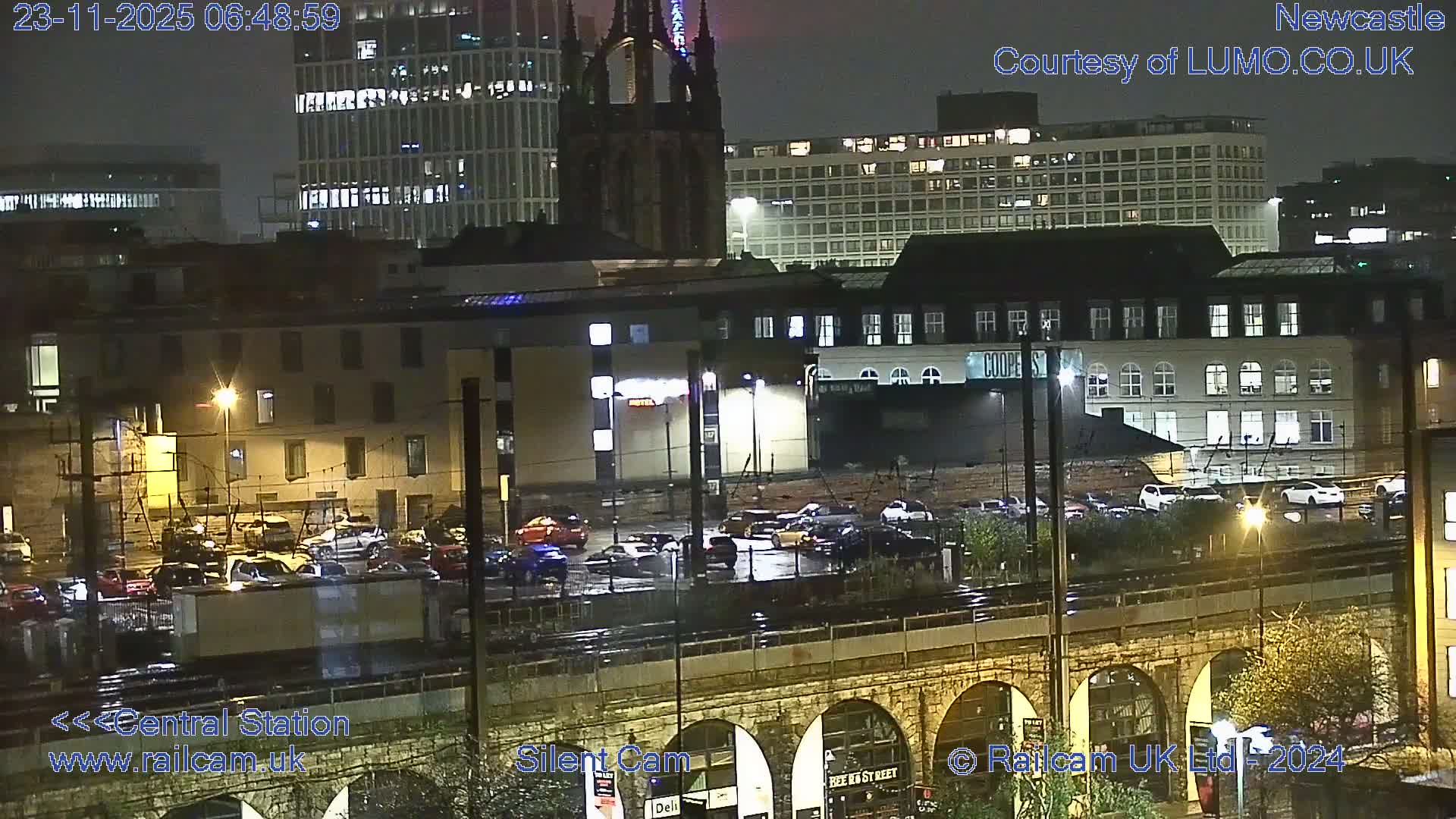 Newcastle upon Tyne Central Station Northeast Approach & Center Live Cam - Tyne and Wear, North East, England, United Kingdom