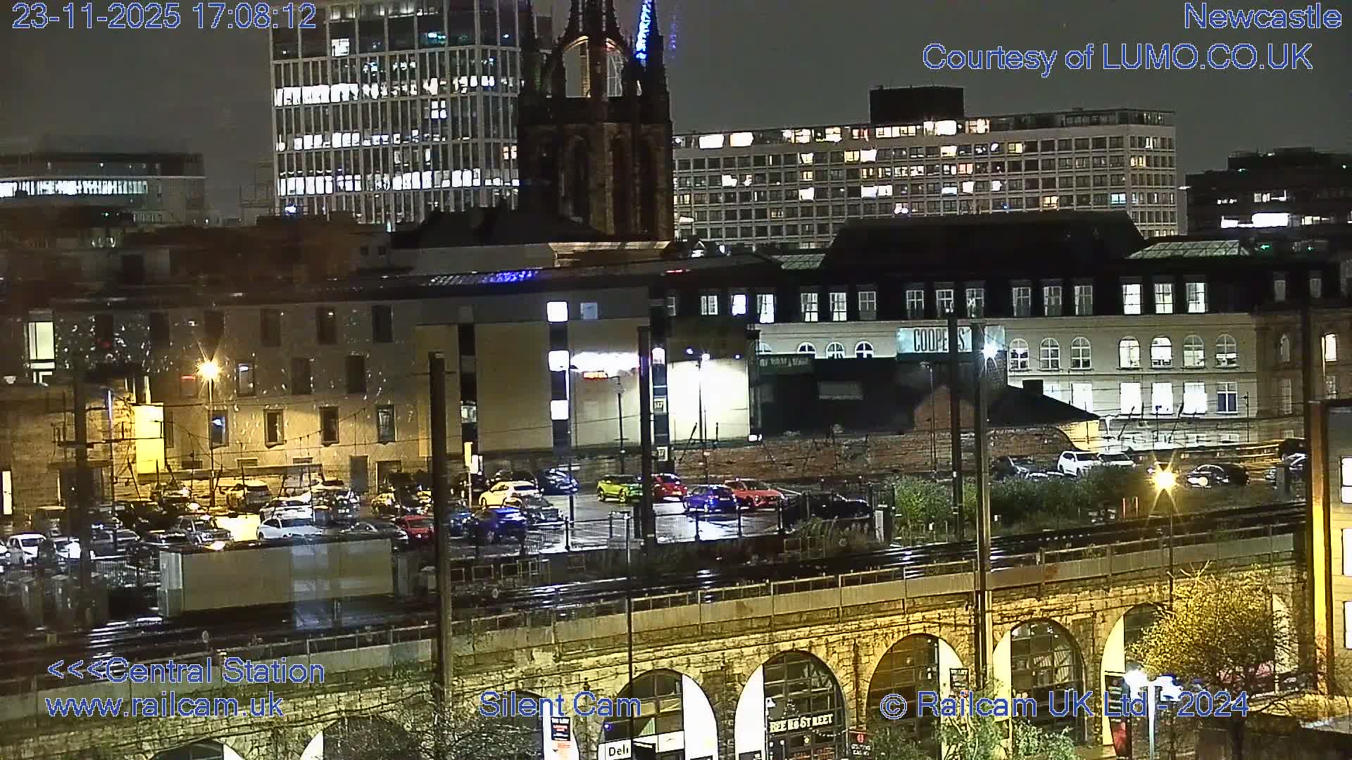 Newcastle upon Tyne Central Station Northeast Approach & Center Live Cam - Tyne and Wear, North East, England, United Kingdom