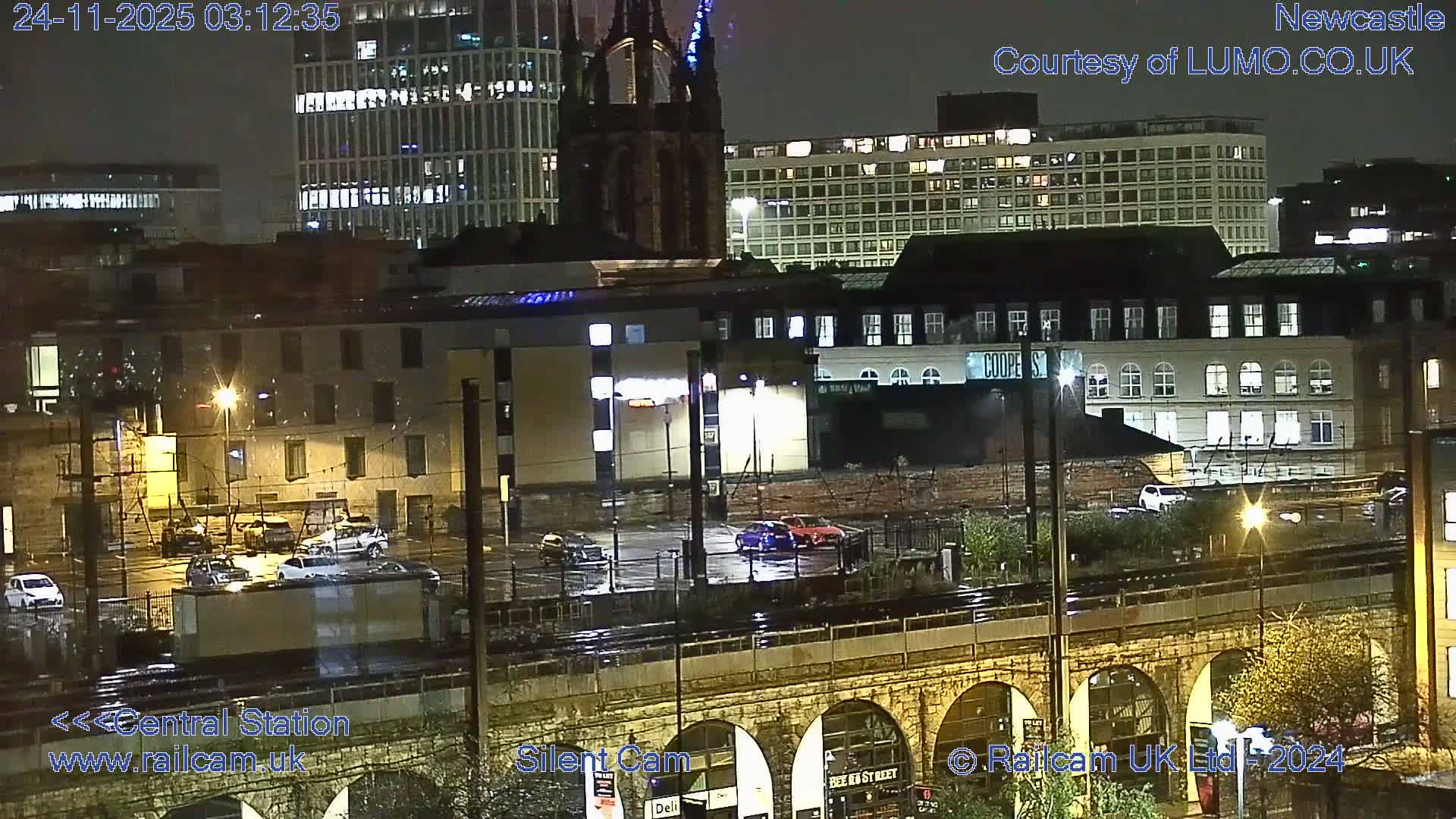 Newcastle upon Tyne Central Station Northeast Approach & Center Live Cam - Tyne and Wear, North East, England, United Kingdom