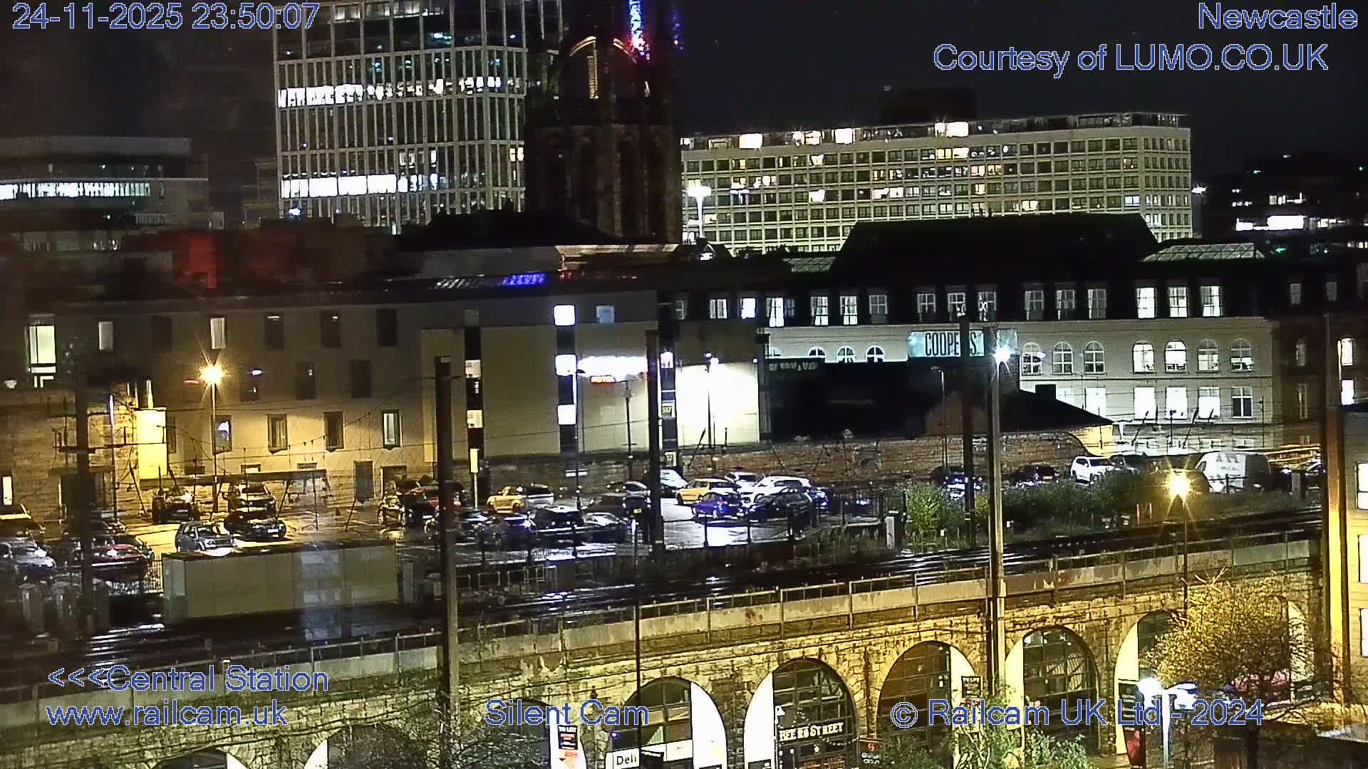 Newcastle upon Tyne Central Station Northeast Approach & Center Live Cam - Tyne and Wear, North East, England, United Kingdom