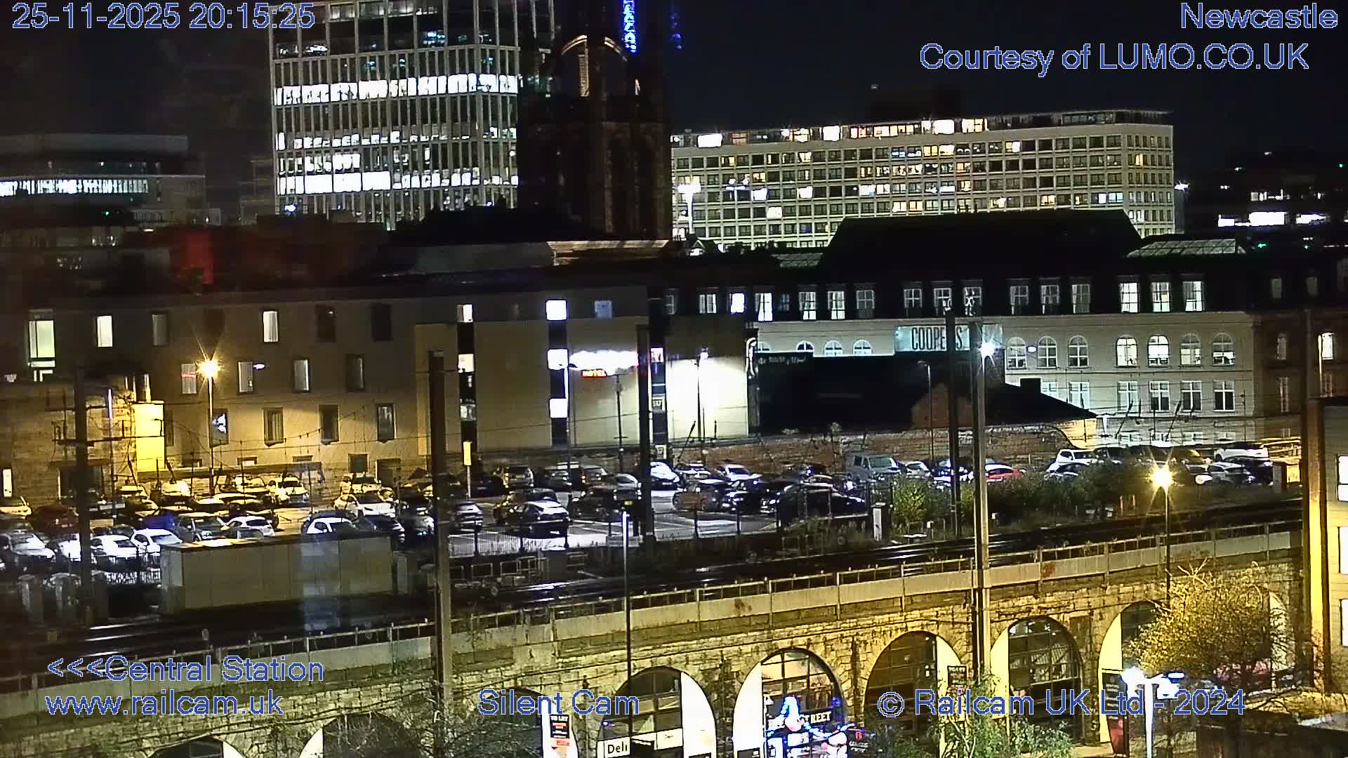 Newcastle upon Tyne Central Station Northeast Approach & Center Live Cam - Tyne and Wear, North East, England, United Kingdom